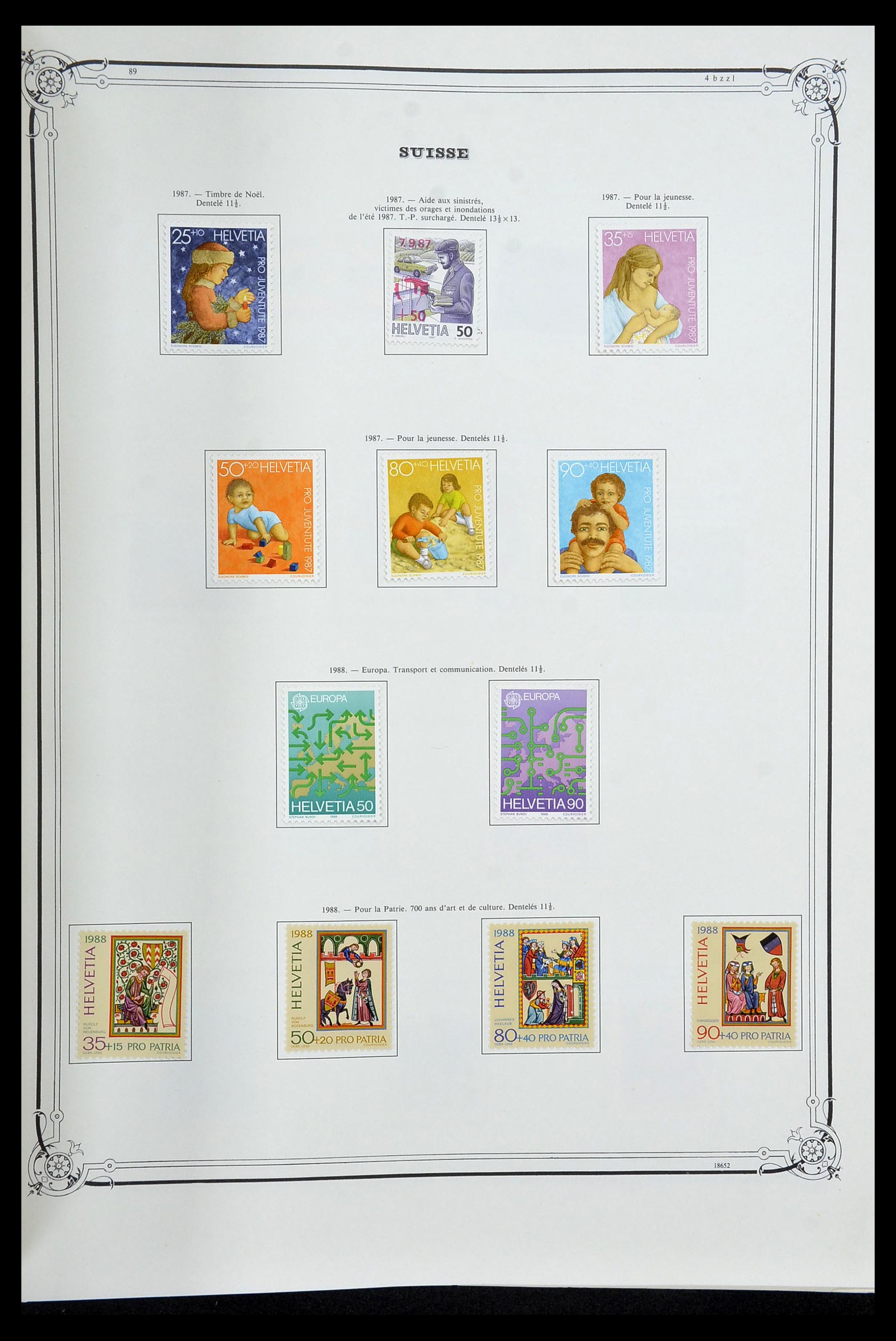 34176 088 - Stamp collection 34176 Switzerland 1850-1996.