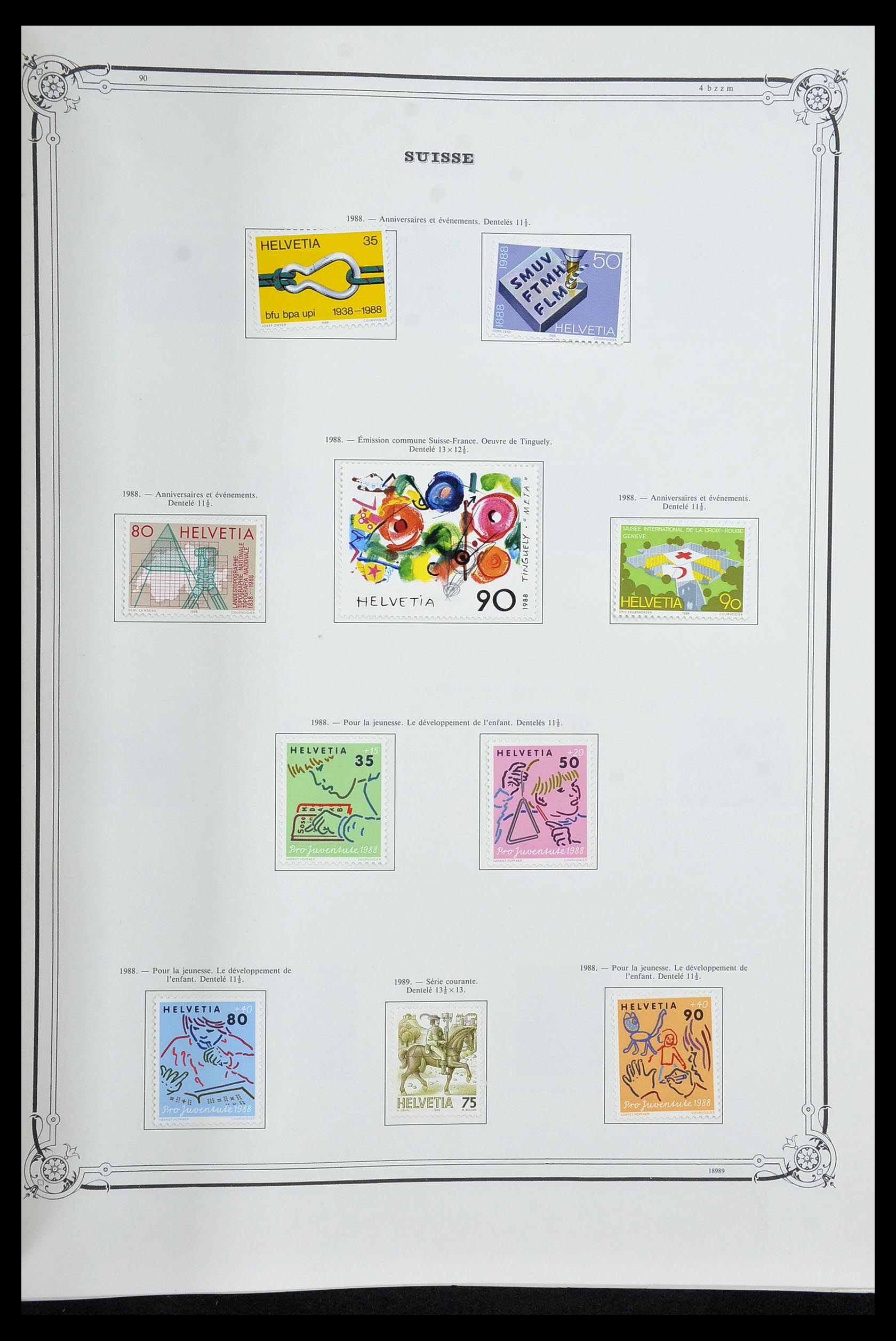 34176 089 - Stamp collection 34176 Switzerland 1850-1996.