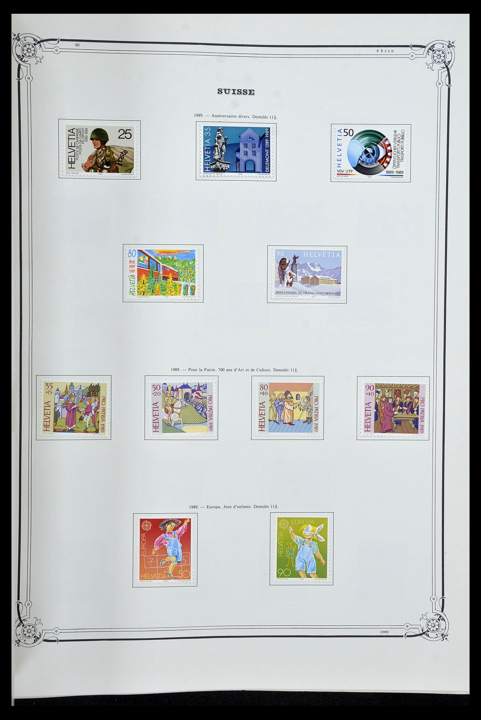 34176 090 - Stamp collection 34176 Switzerland 1850-1996.