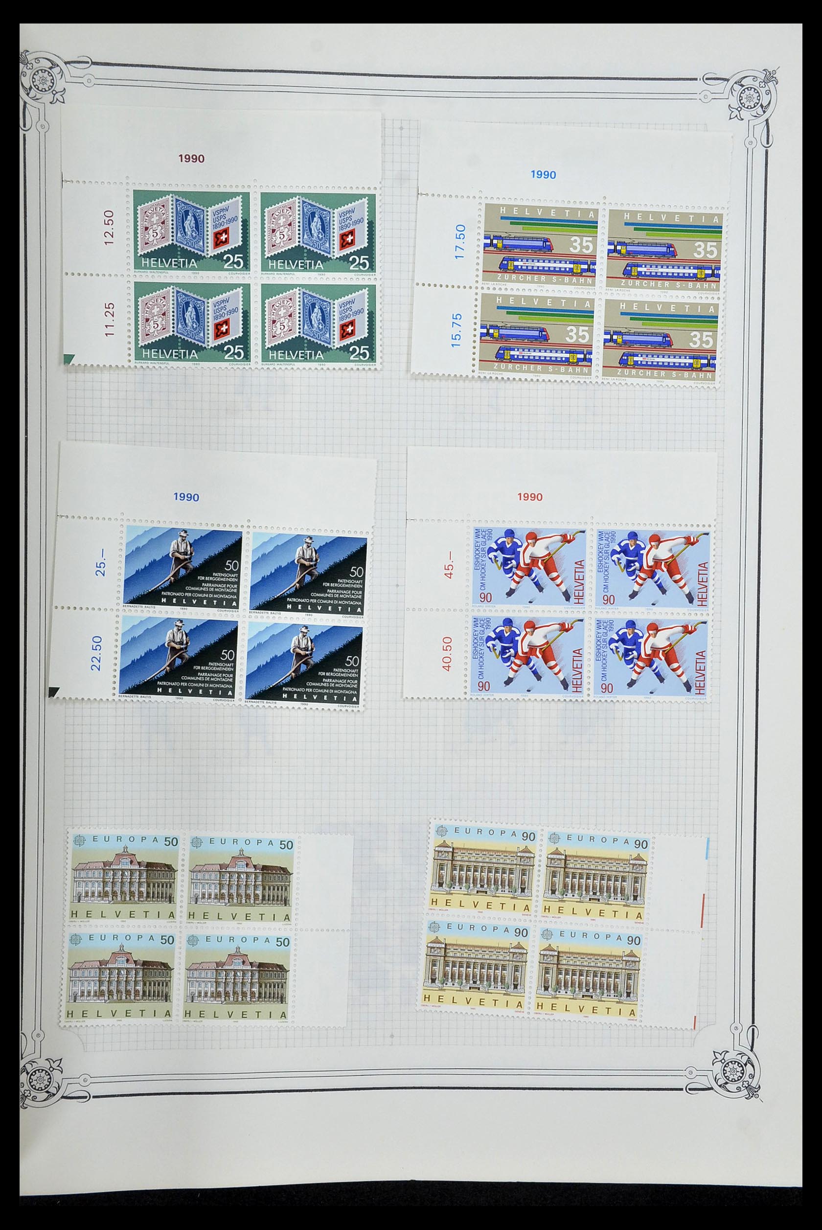 34176 093 - Stamp collection 34176 Switzerland 1850-1996.