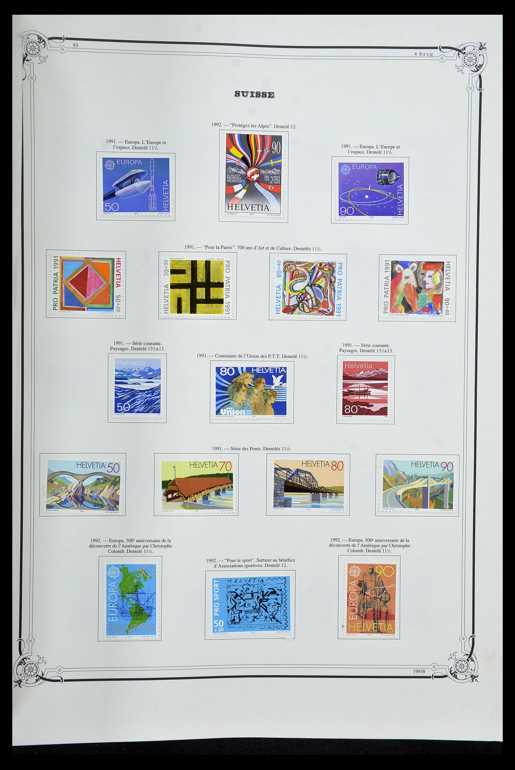 34176 099 - Stamp collection 34176 Switzerland 1850-1996.