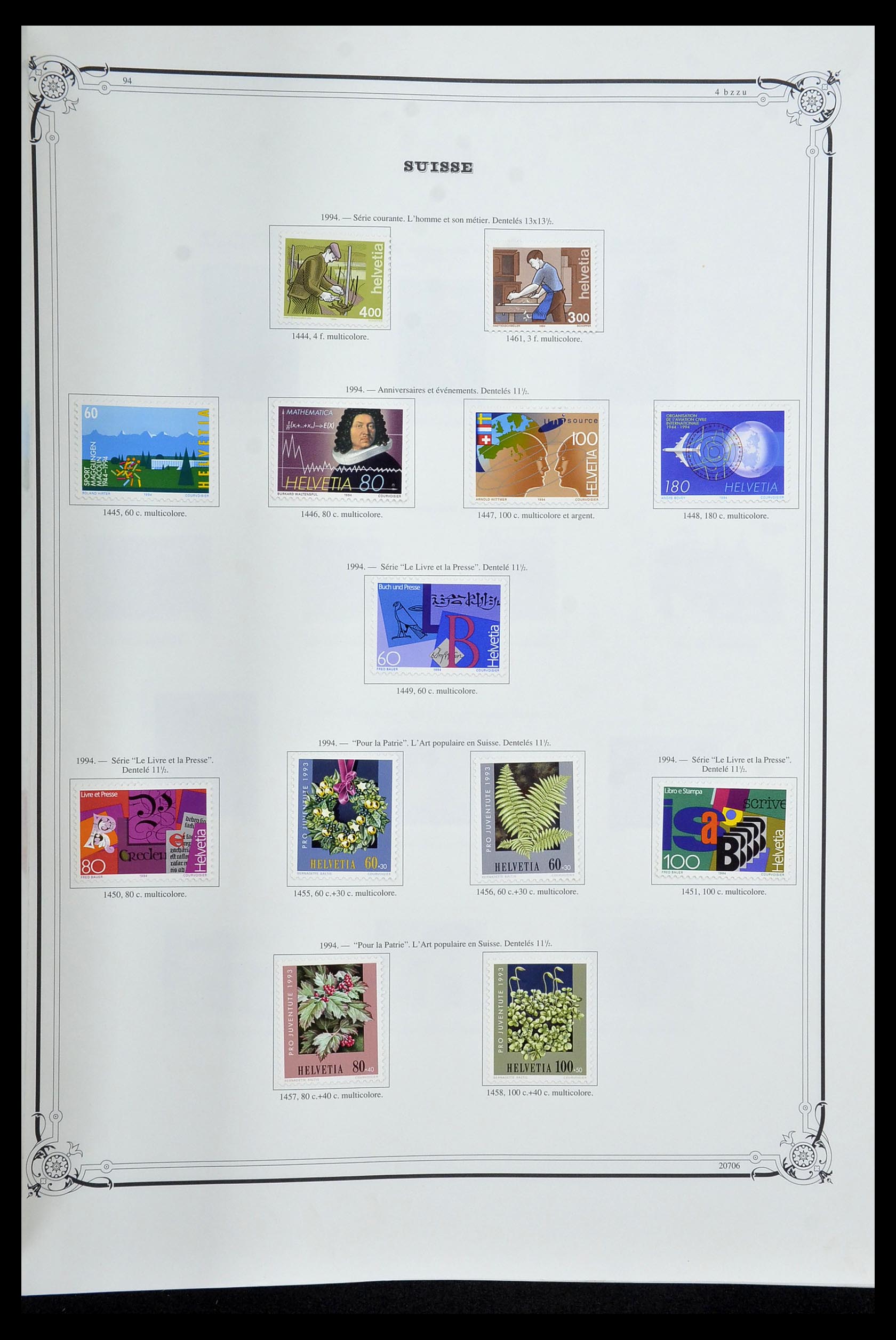 34176 102 - Stamp collection 34176 Switzerland 1850-1996.