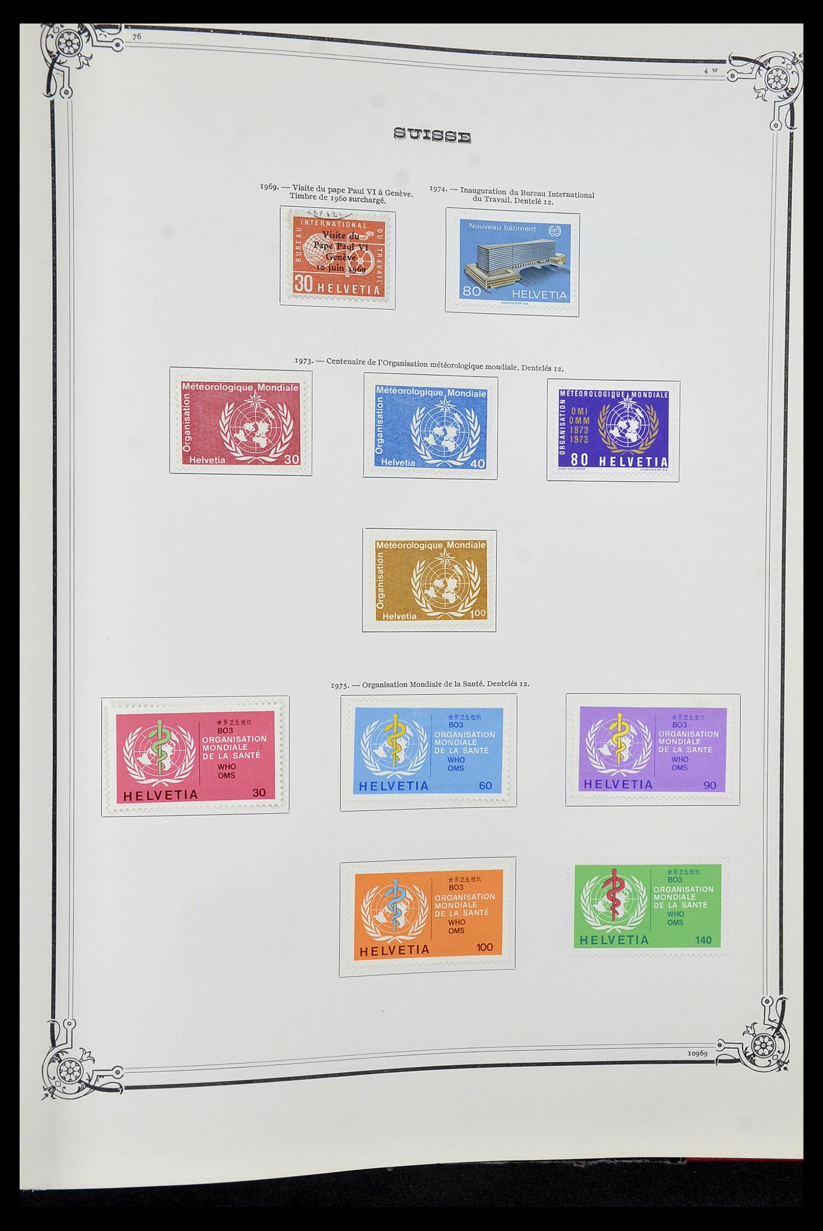 34176 118 - Stamp collection 34176 Switzerland 1850-1996.