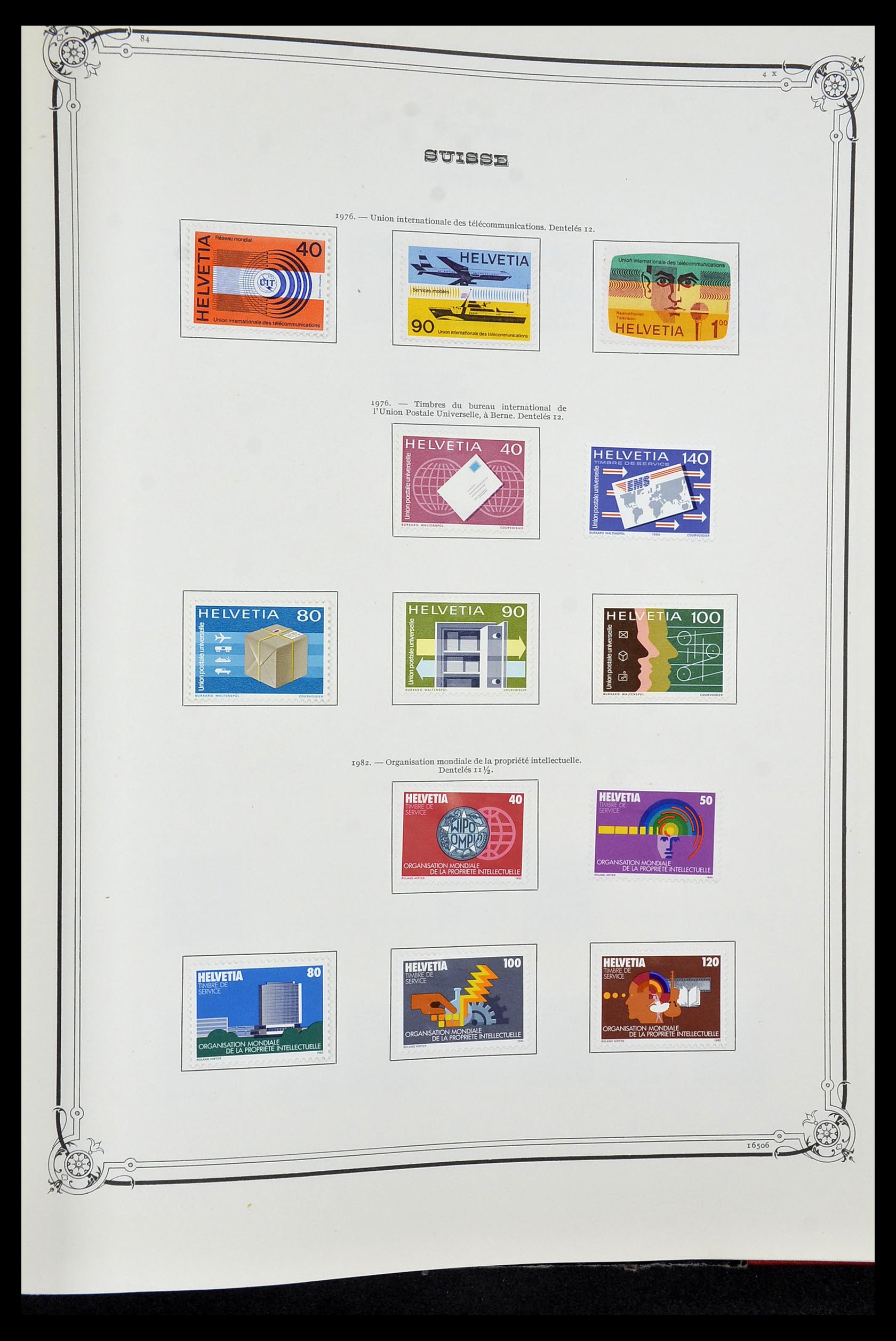 34176 119 - Stamp collection 34176 Switzerland 1850-1996.