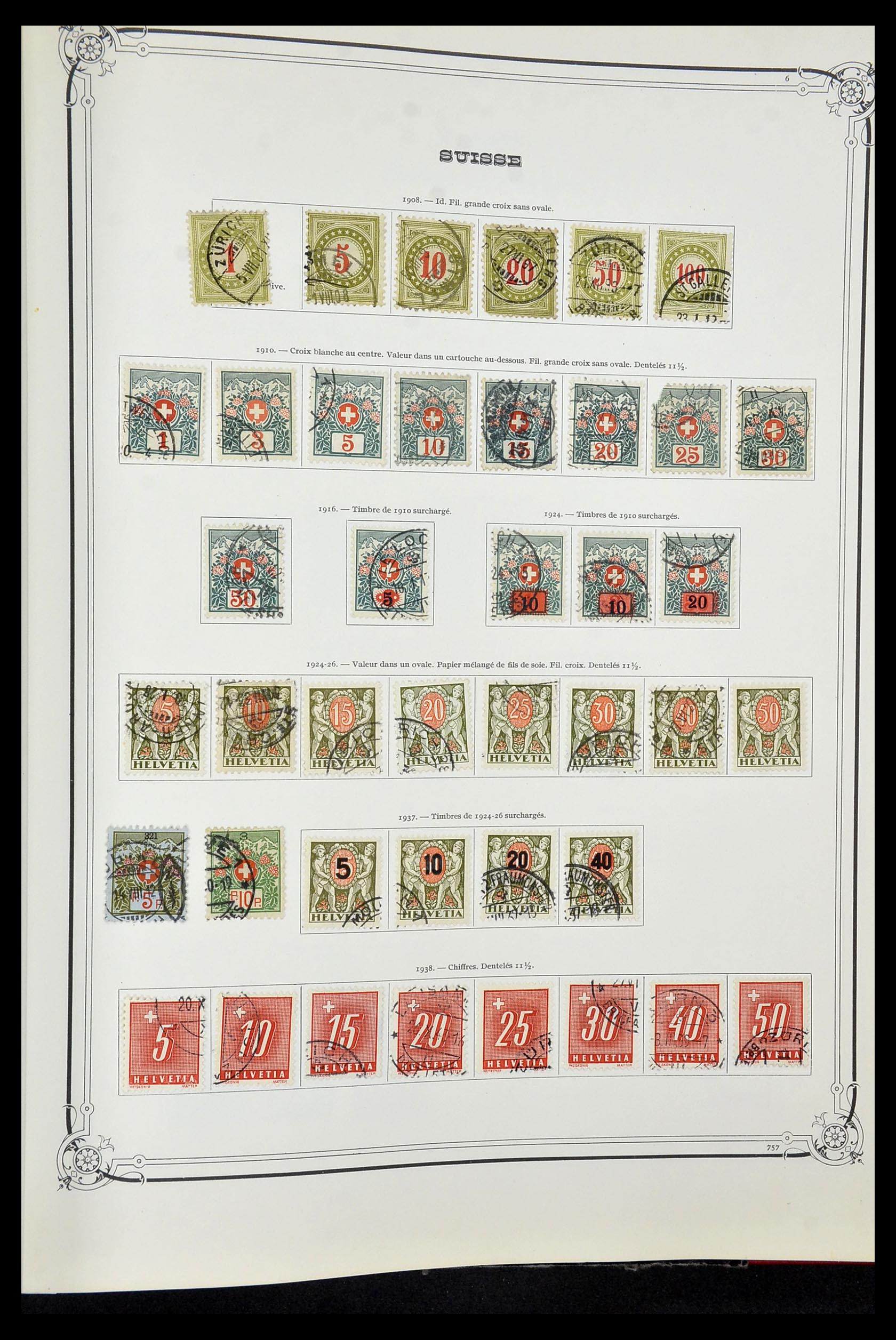 34176 121 - Postzegelverzameling 34176 Zwitserland 1850-1996.