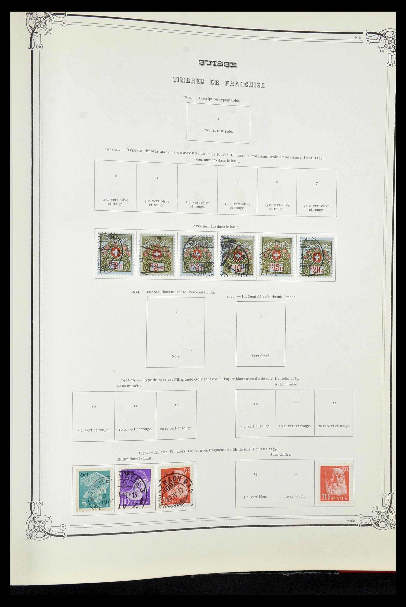 34176 122 - Stamp collection 34176 Switzerland 1850-1996.