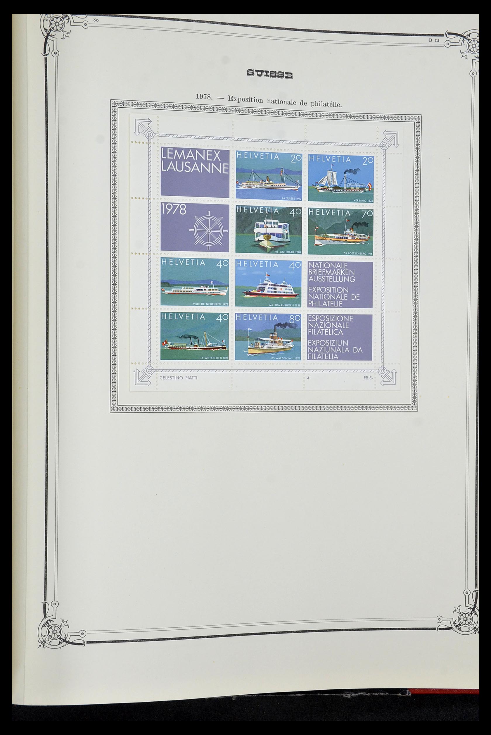 34176 129 - Stamp collection 34176 Switzerland 1850-1996.