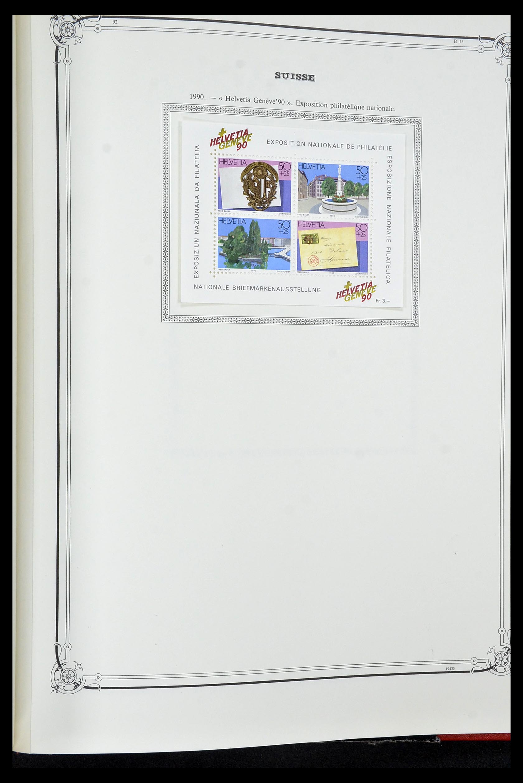 34176 132 - Stamp collection 34176 Switzerland 1850-1996.