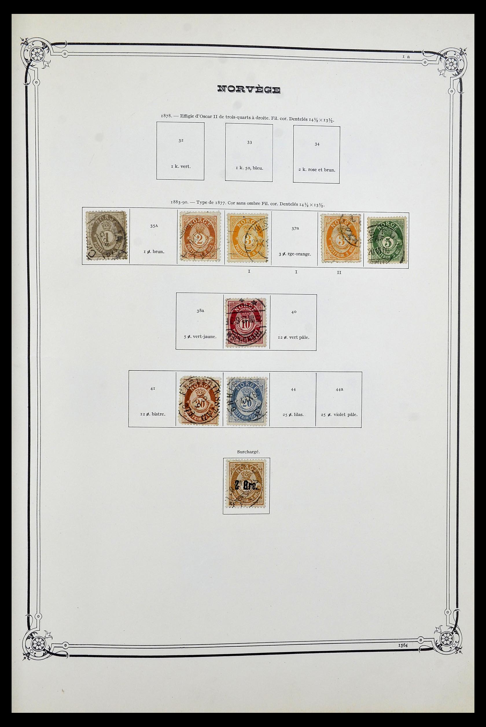 34177 002 - Postzegelverzameling 34177 Noorwegen 1856-1999.