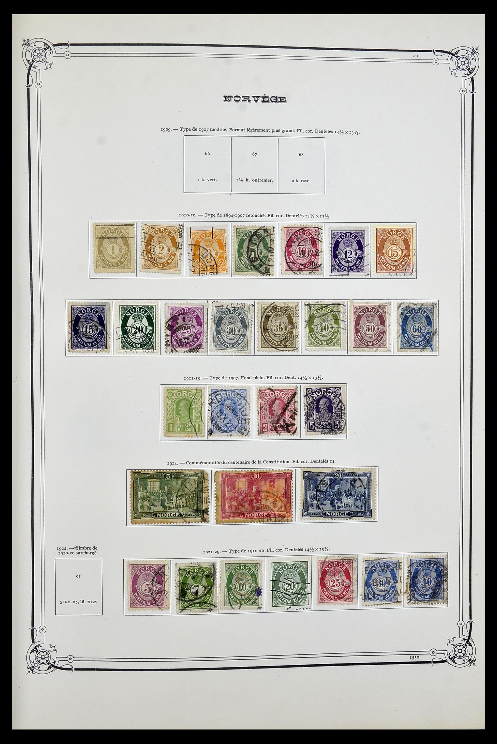 34177 004 - Postzegelverzameling 34177 Noorwegen 1856-1999.