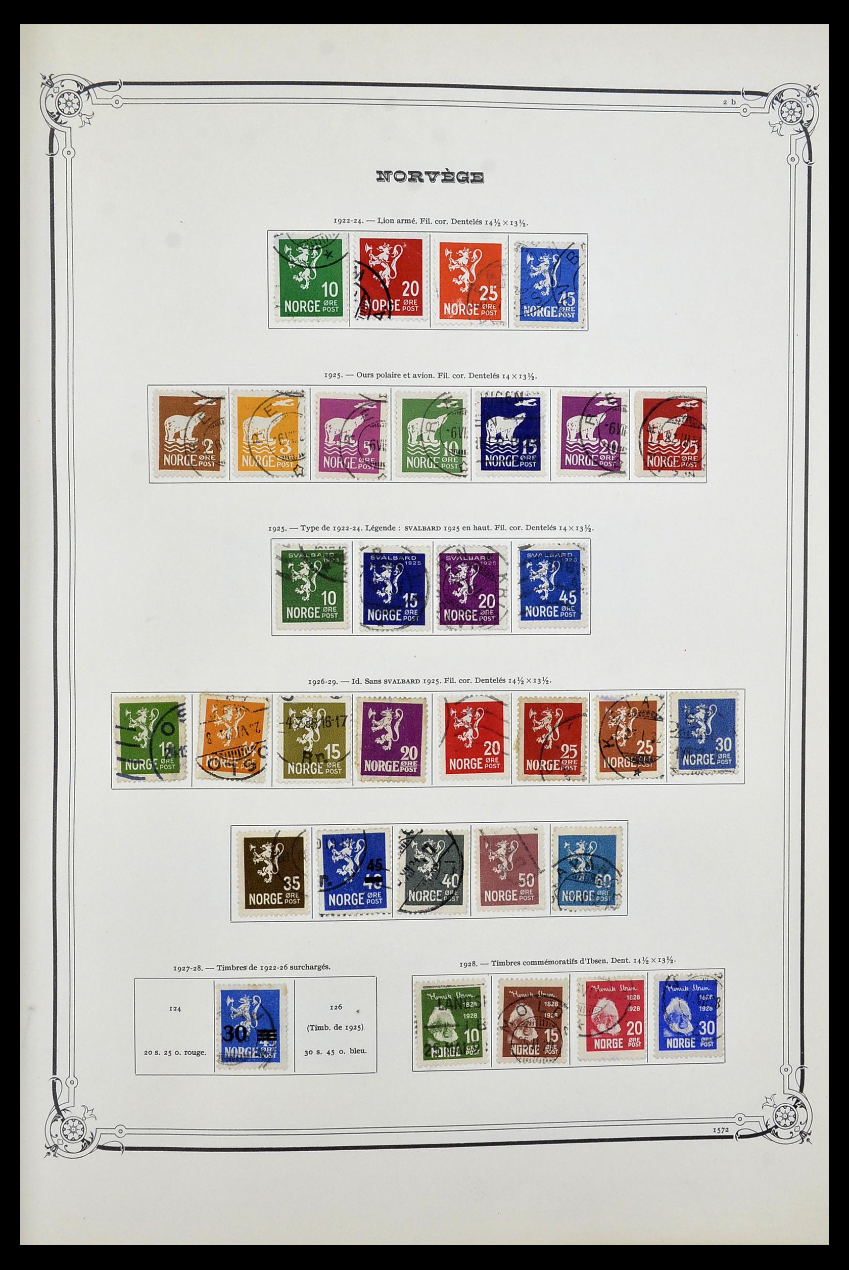 34177 005 - Postzegelverzameling 34177 Noorwegen 1856-1999.