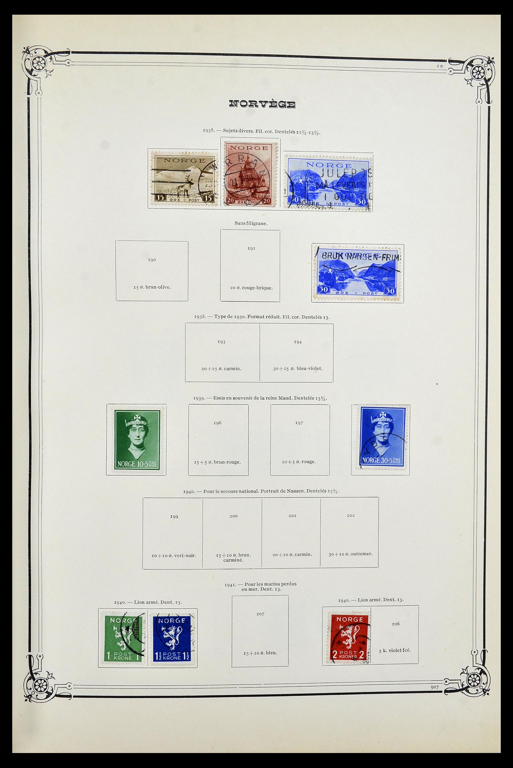 34177 008 - Postzegelverzameling 34177 Noorwegen 1856-1999.