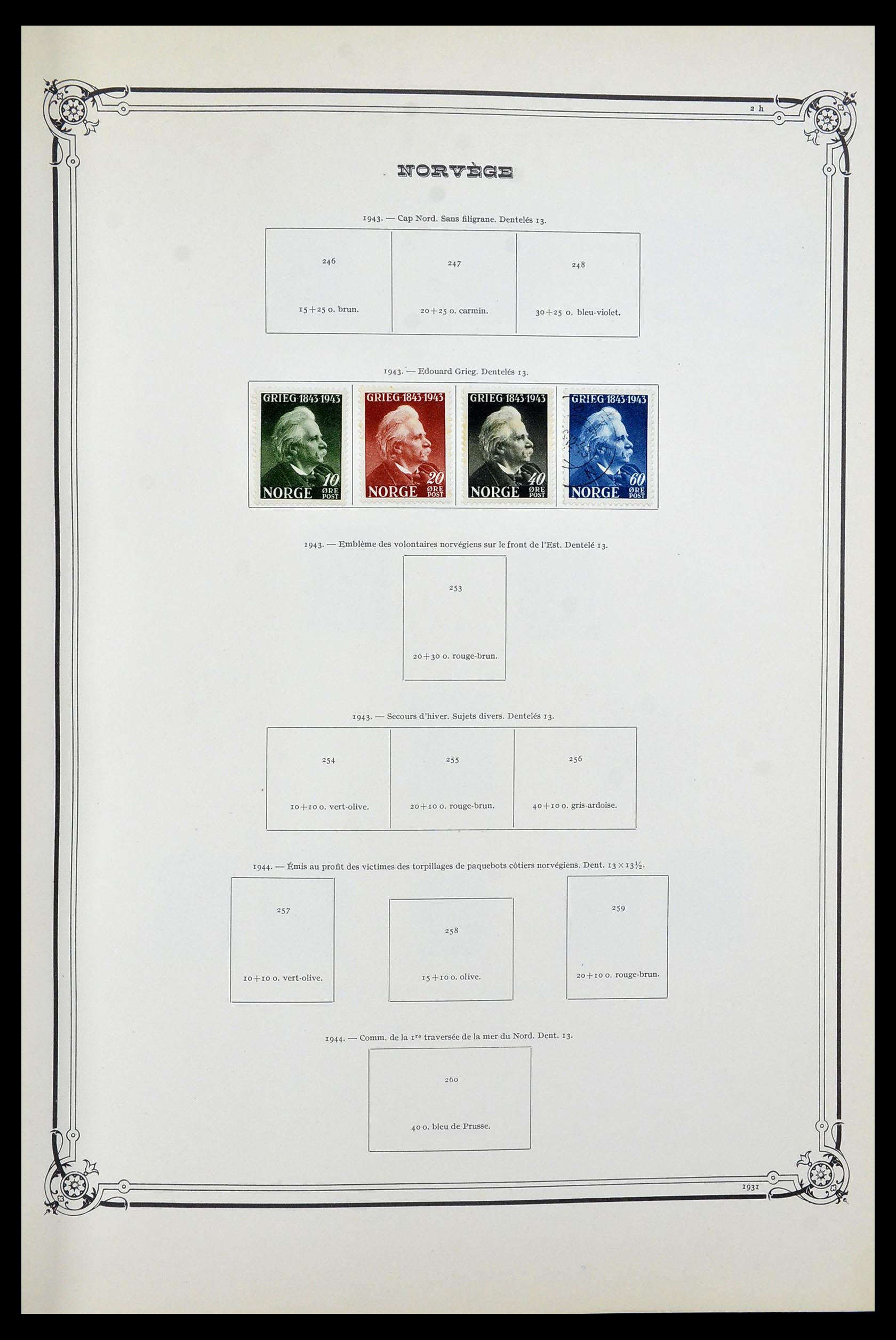 34177 012 - Postzegelverzameling 34177 Noorwegen 1856-1999.