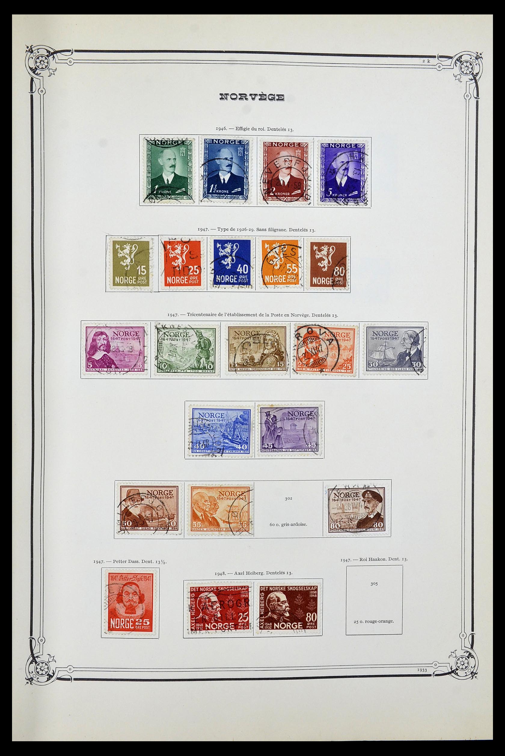 34177 014 - Postzegelverzameling 34177 Noorwegen 1856-1999.