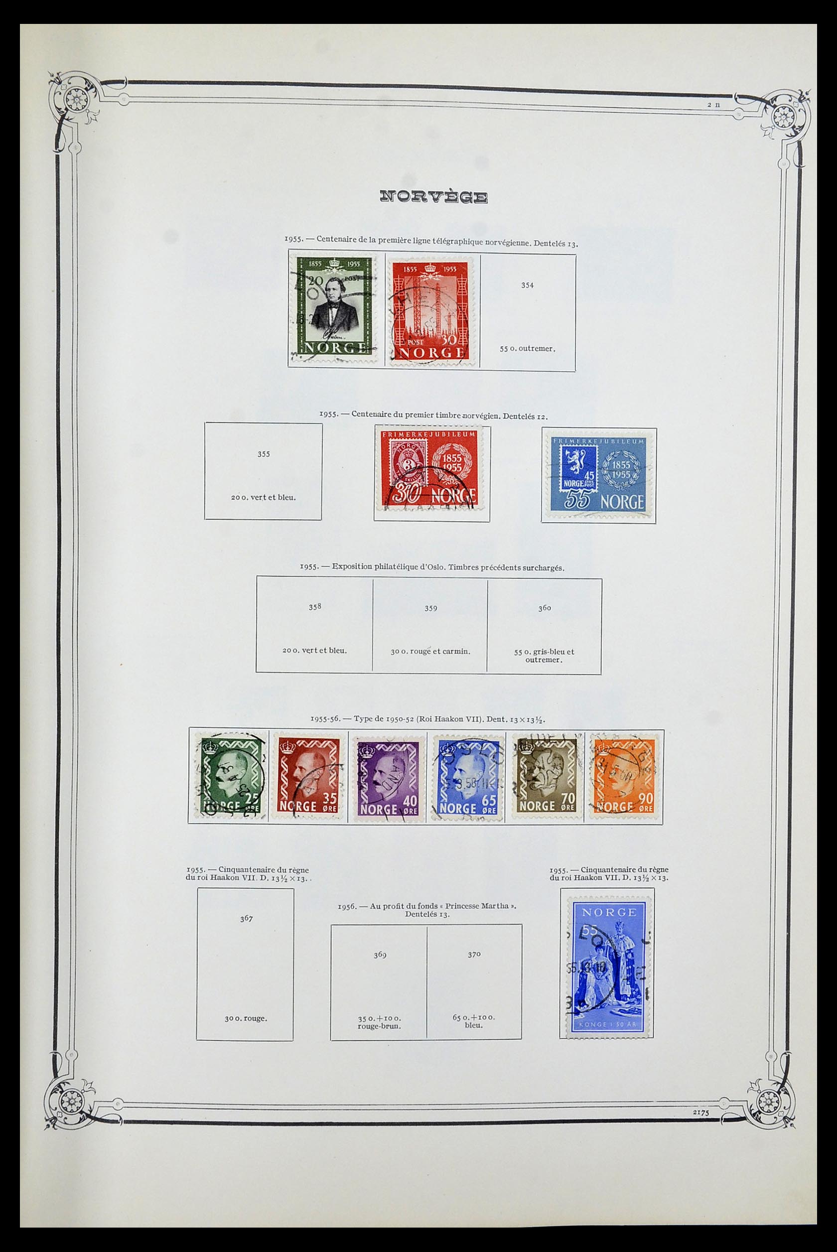 34177 017 - Stamp collection 34177 Norway 1856-1999.