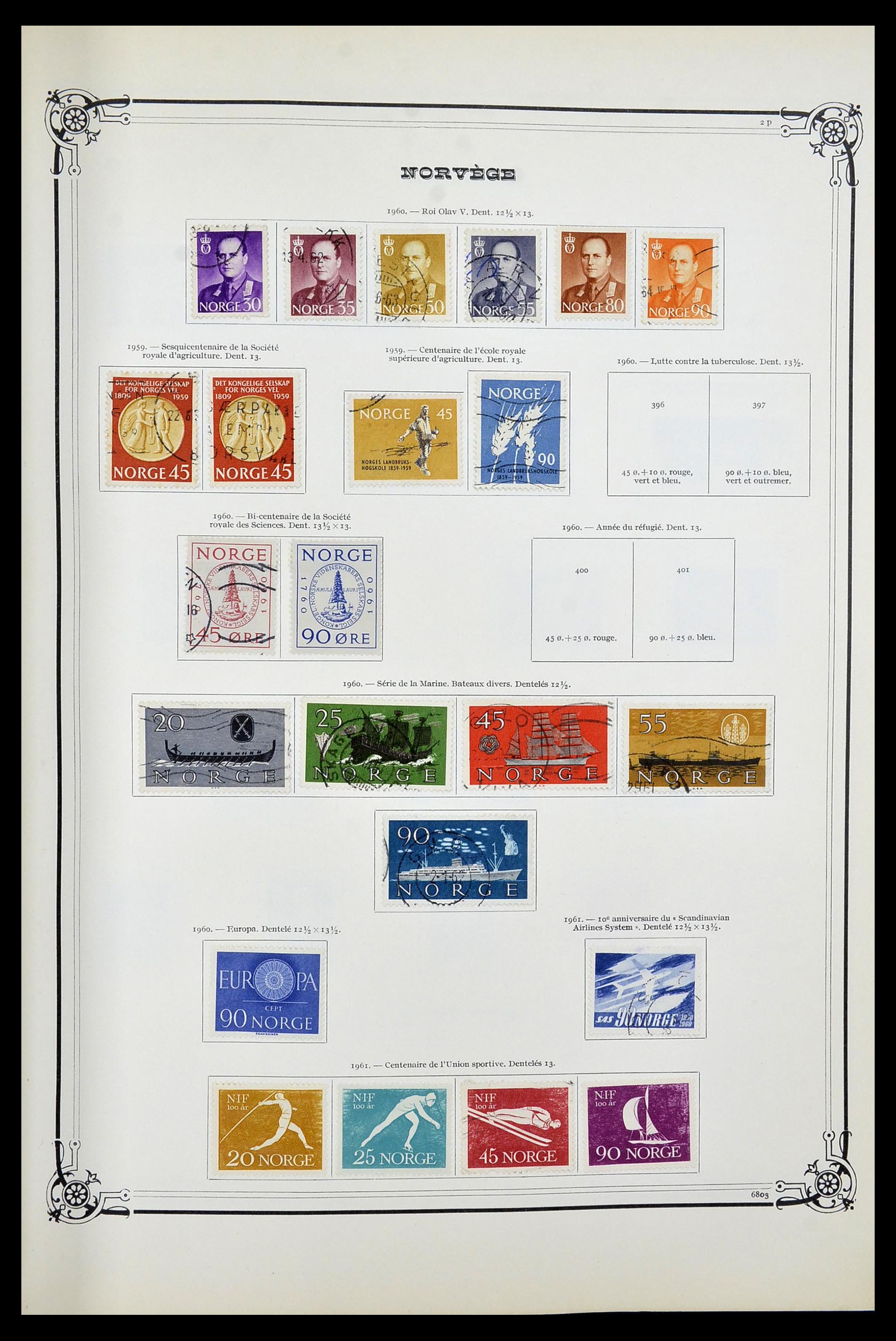 34177 019 - Postzegelverzameling 34177 Noorwegen 1856-1999.