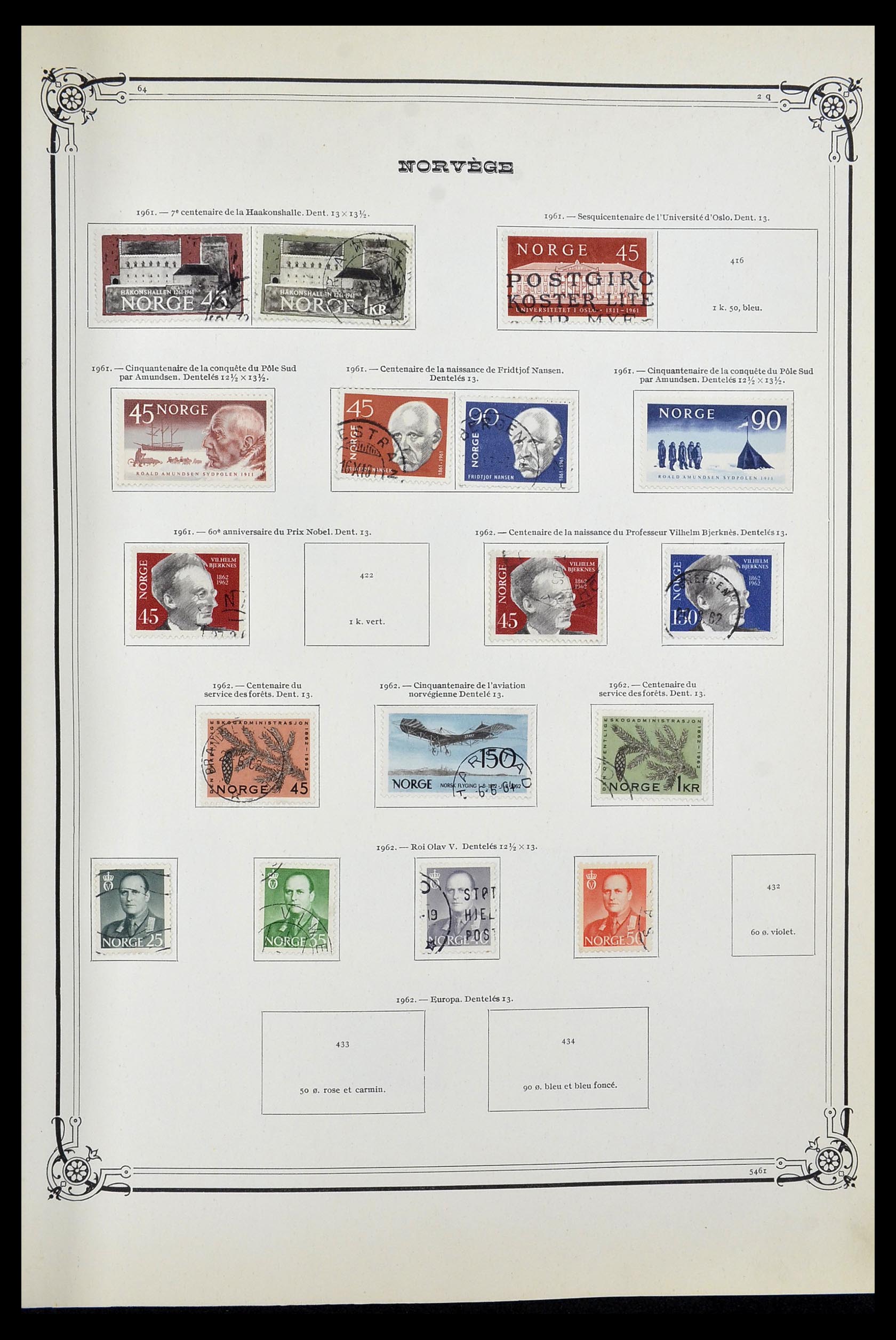 34177 020 - Postzegelverzameling 34177 Noorwegen 1856-1999.