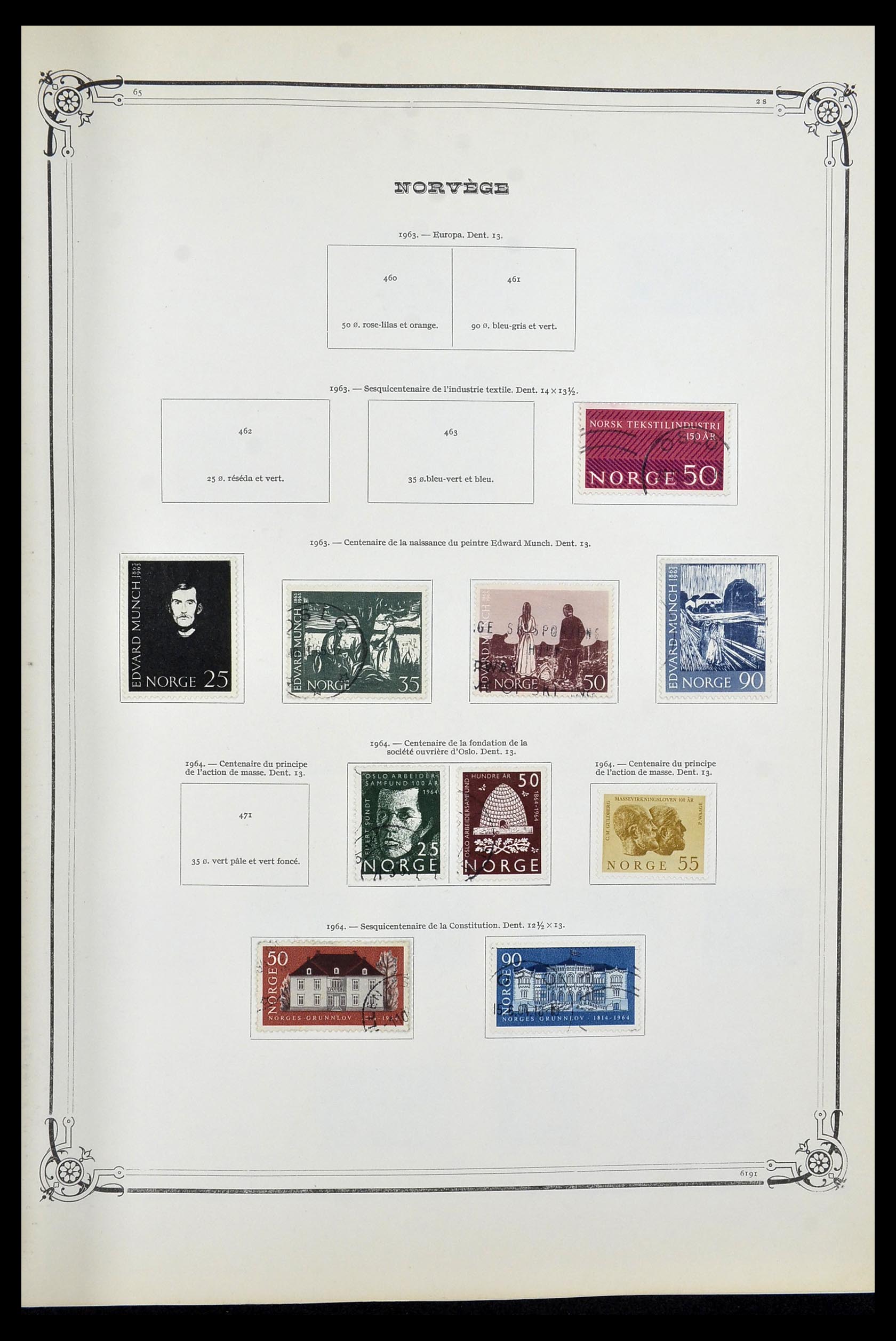 34177 022 - Postzegelverzameling 34177 Noorwegen 1856-1999.