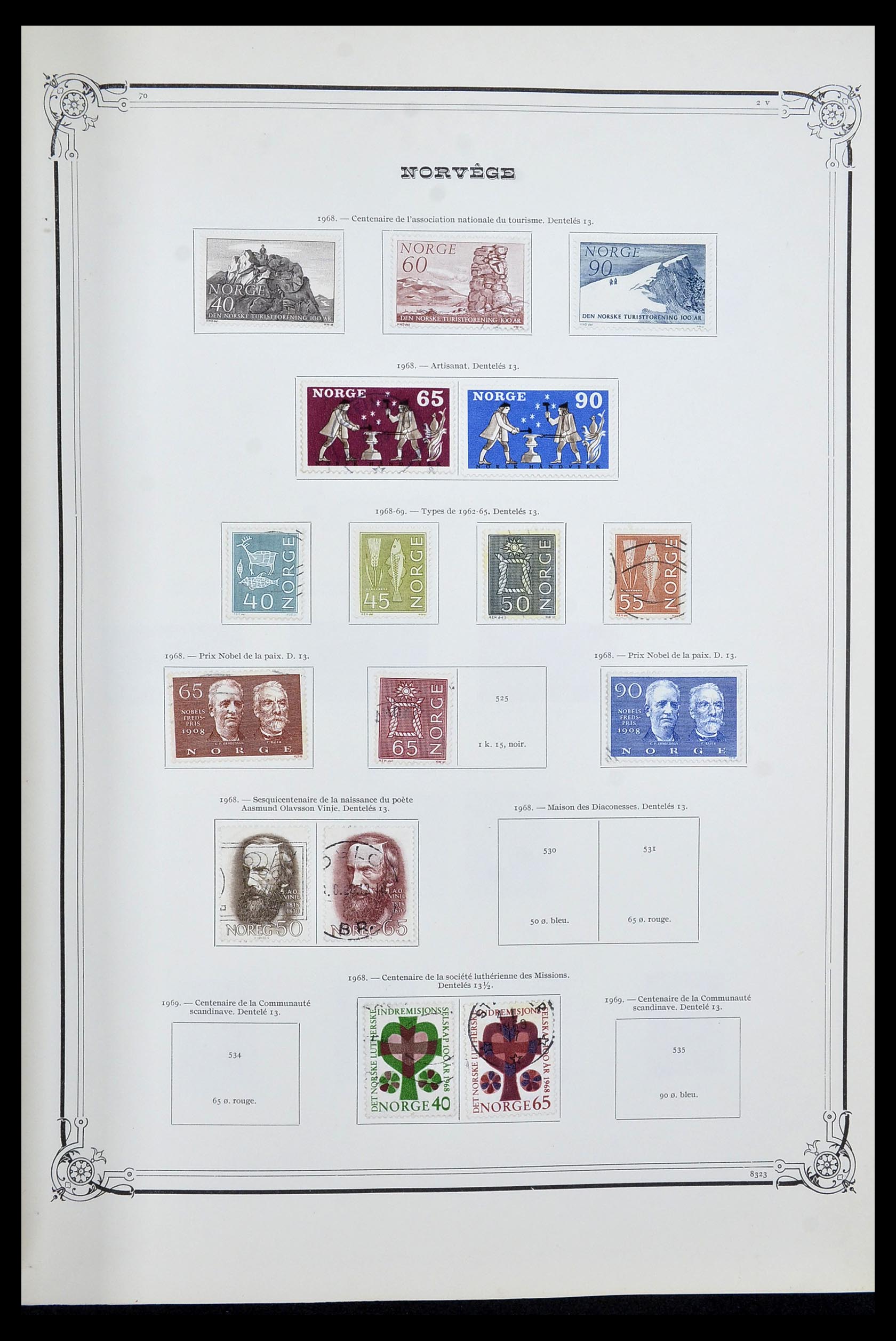 34177 025 - Postzegelverzameling 34177 Noorwegen 1856-1999.