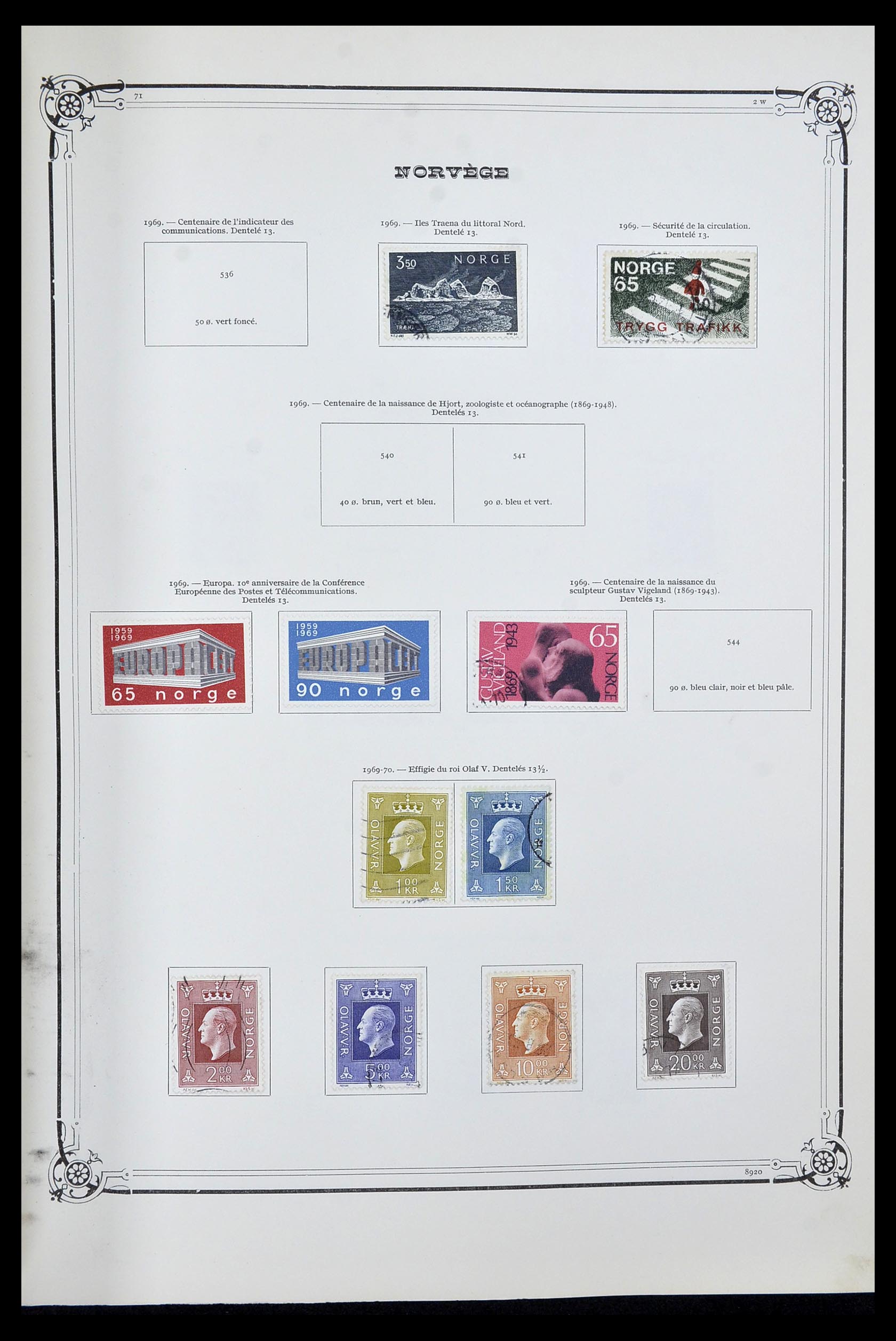 34177 026 - Stamp collection 34177 Norway 1856-1999.