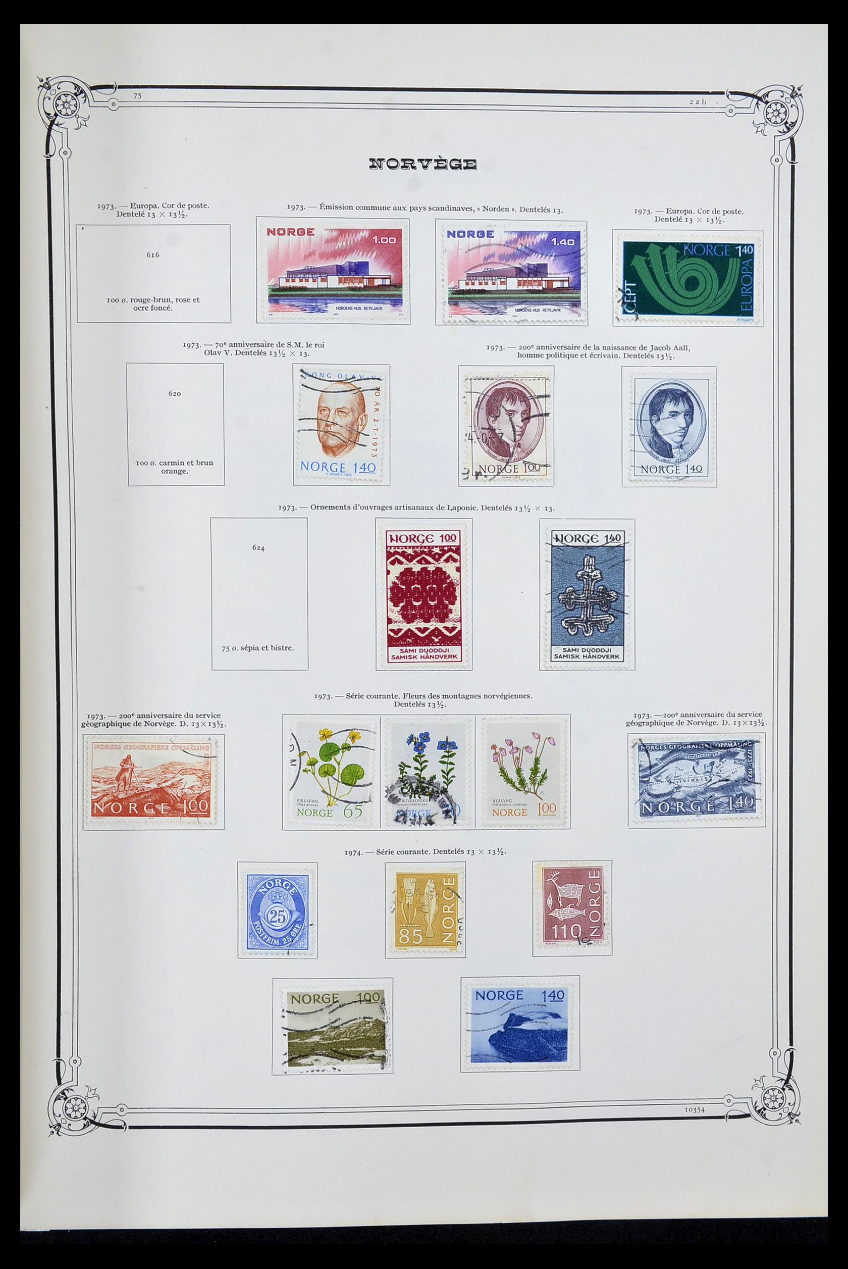 34177 031 - Postzegelverzameling 34177 Noorwegen 1856-1999.