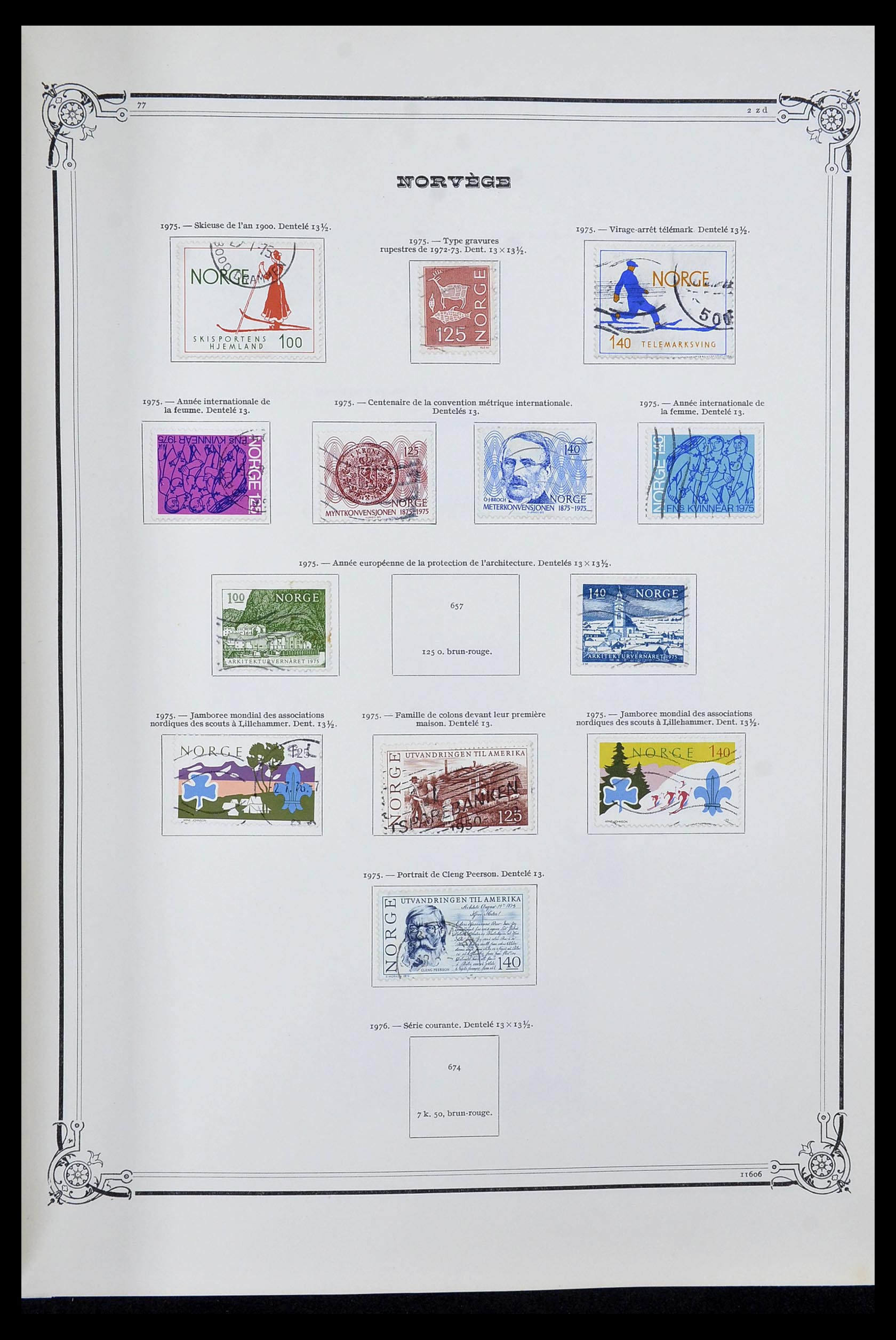 34177 033 - Postzegelverzameling 34177 Noorwegen 1856-1999.