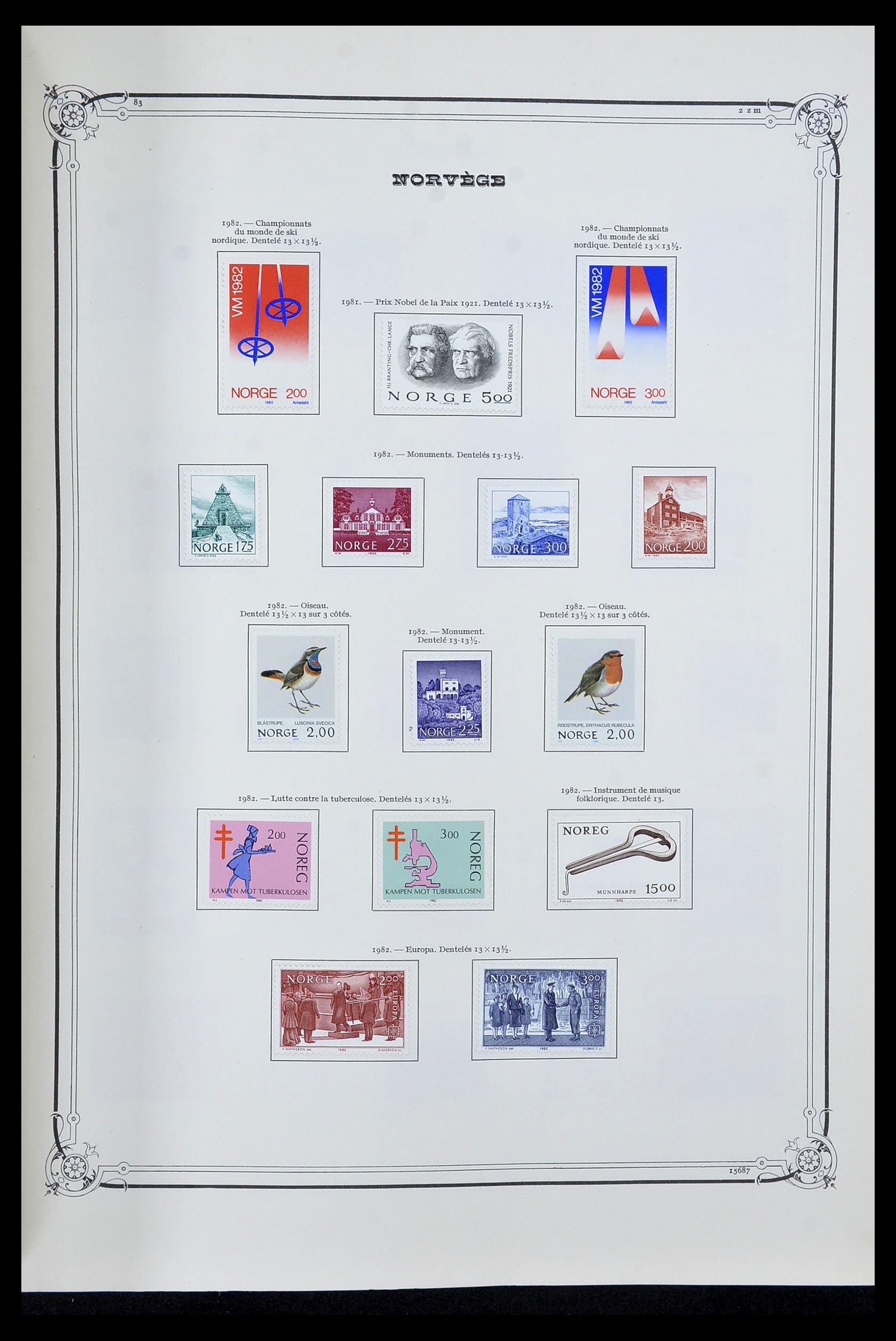 34177 041 - Postzegelverzameling 34177 Noorwegen 1856-1999.