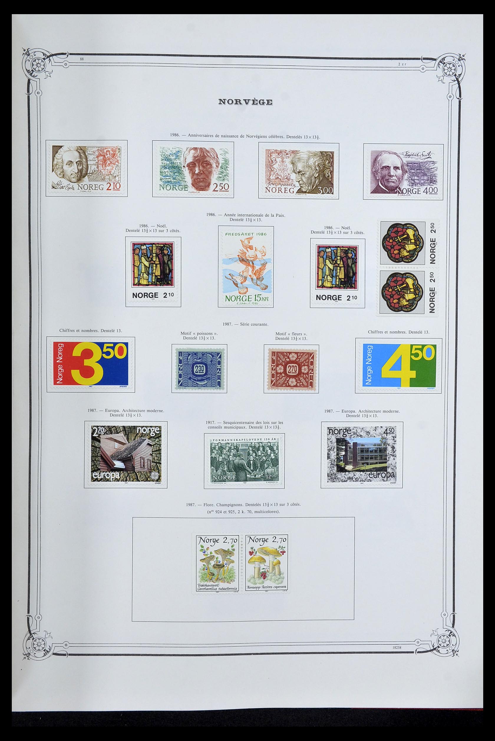 34177 046 - Postzegelverzameling 34177 Noorwegen 1856-1999.