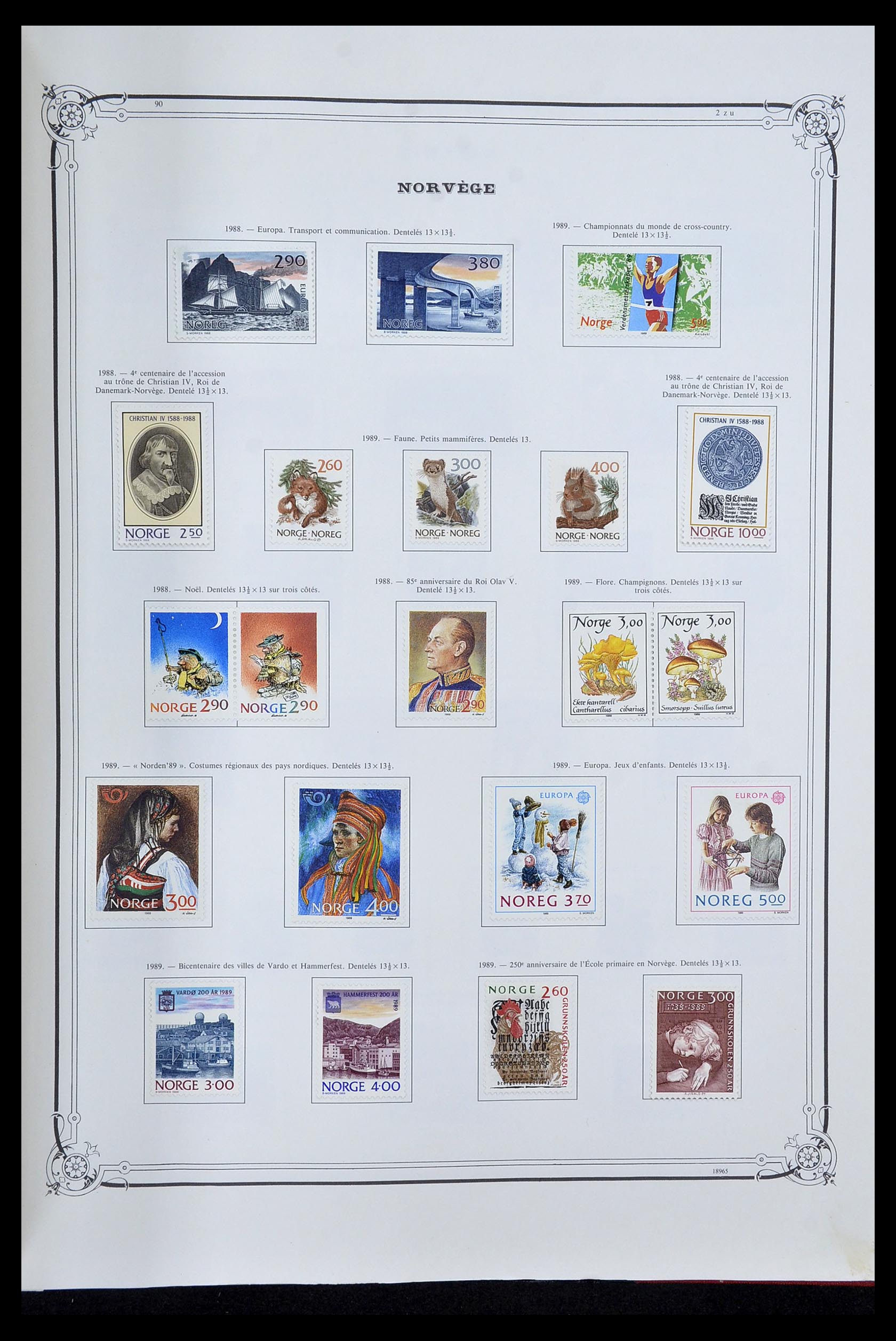 34177 049 - Postzegelverzameling 34177 Noorwegen 1856-1999.