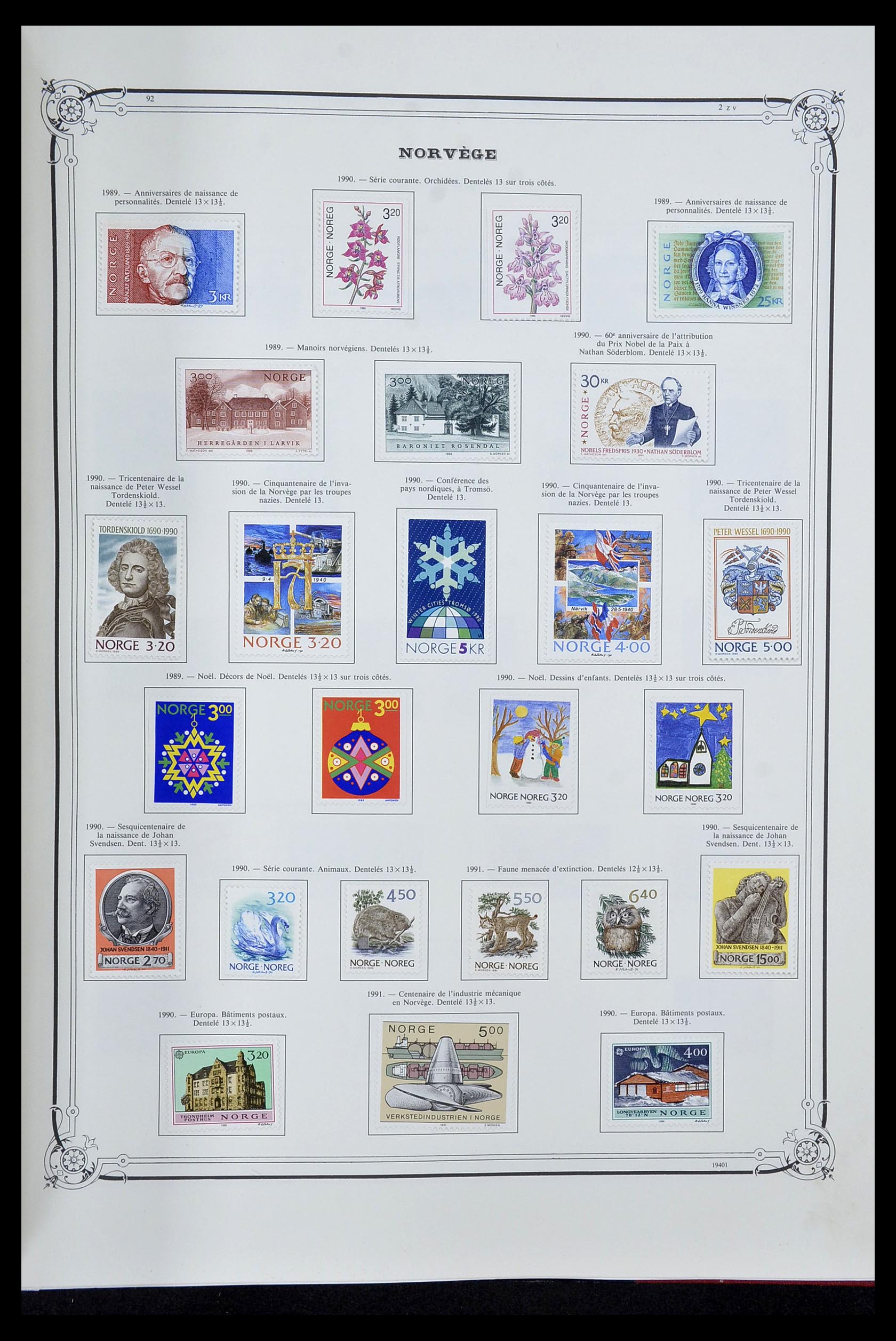 34177 050 - Postzegelverzameling 34177 Noorwegen 1856-1999.