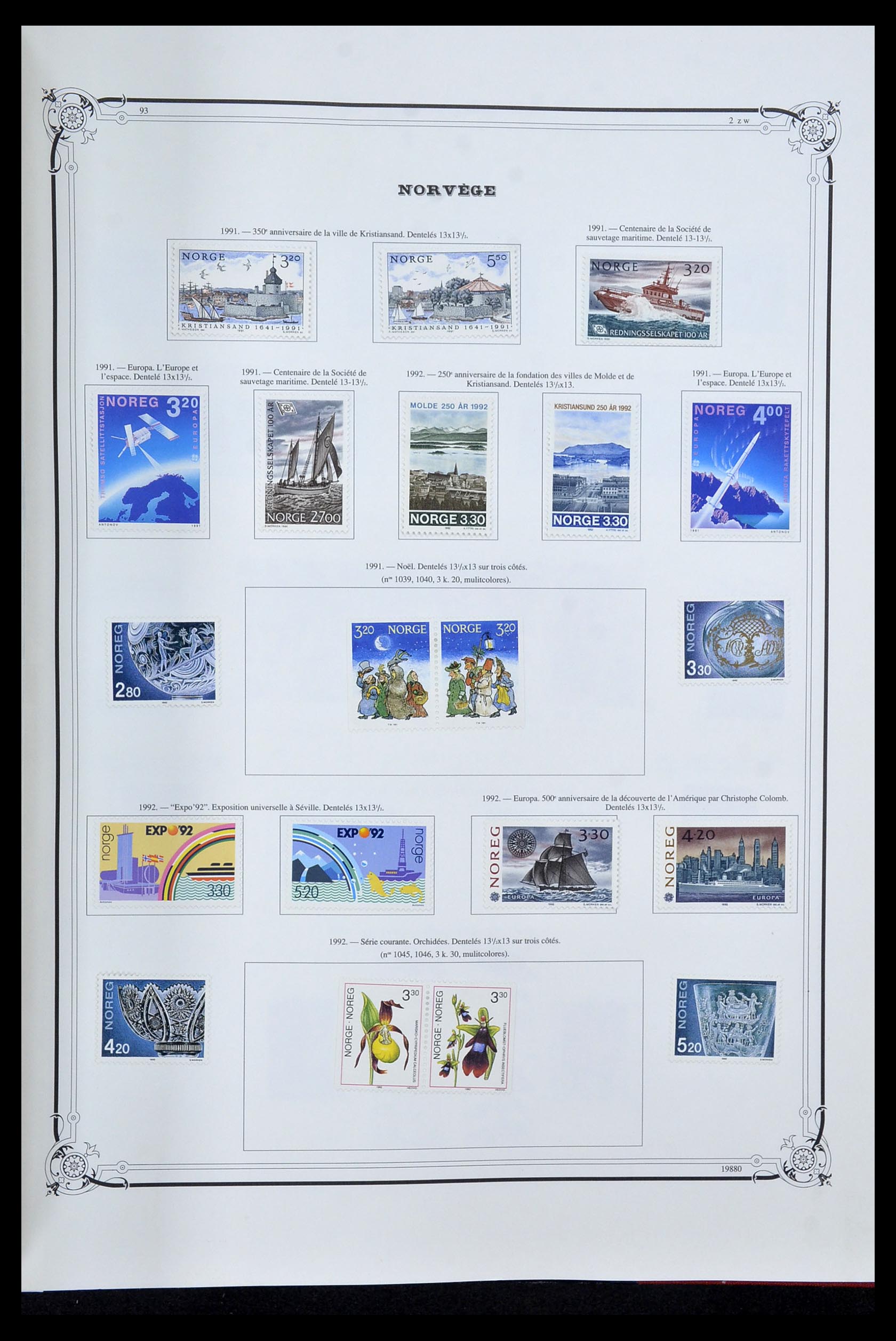 34177 051 - Postzegelverzameling 34177 Noorwegen 1856-1999.