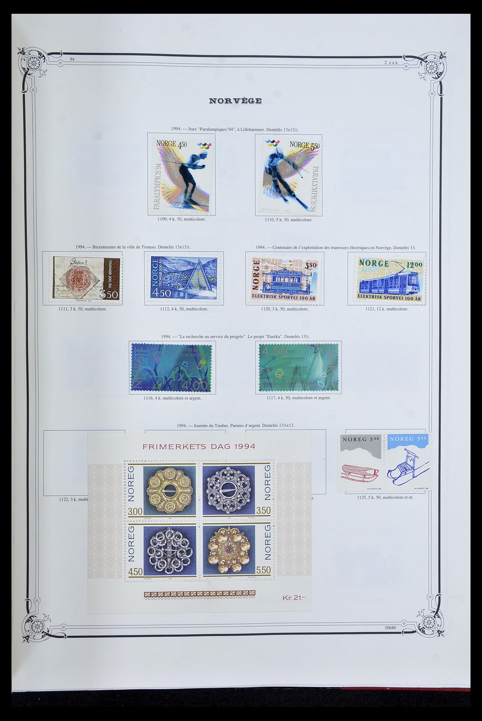 34177 055 - Postzegelverzameling 34177 Noorwegen 1856-1999.