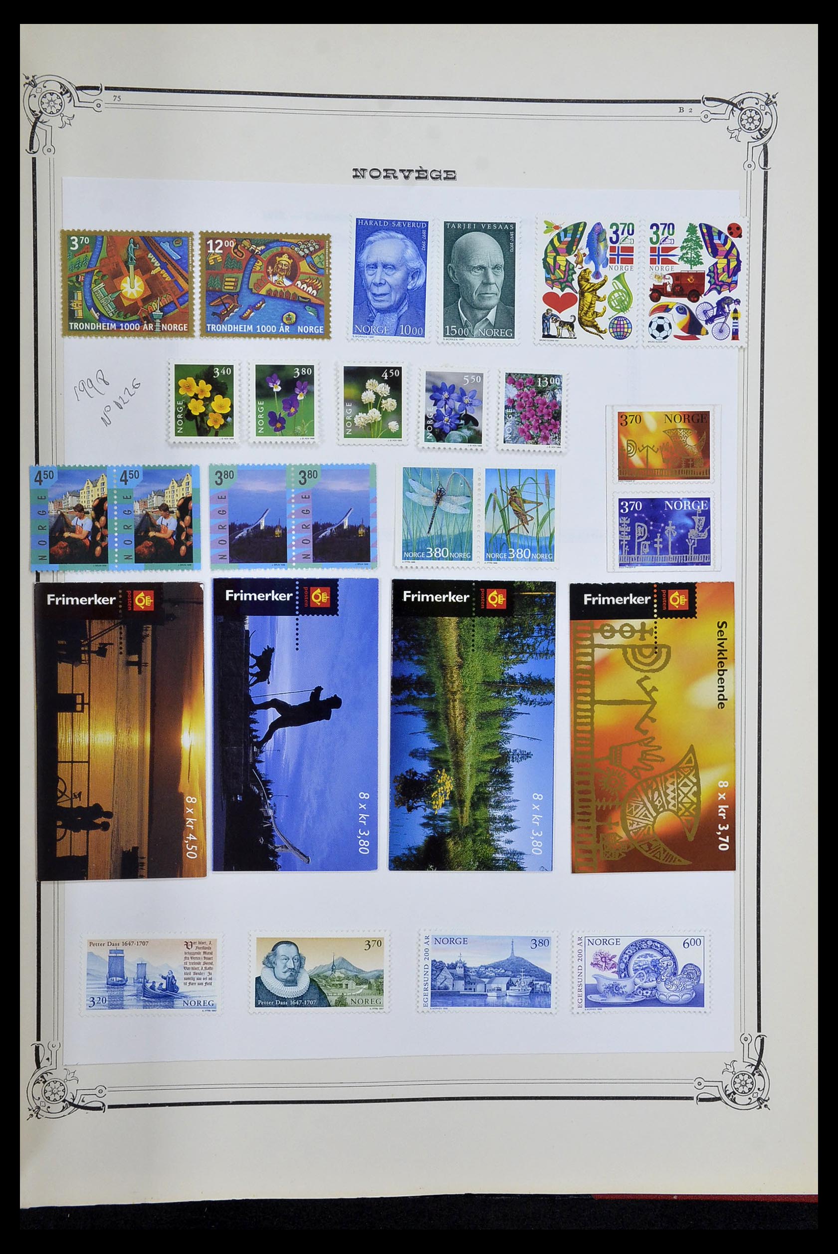 34177 061 - Postzegelverzameling 34177 Noorwegen 1856-1999.
