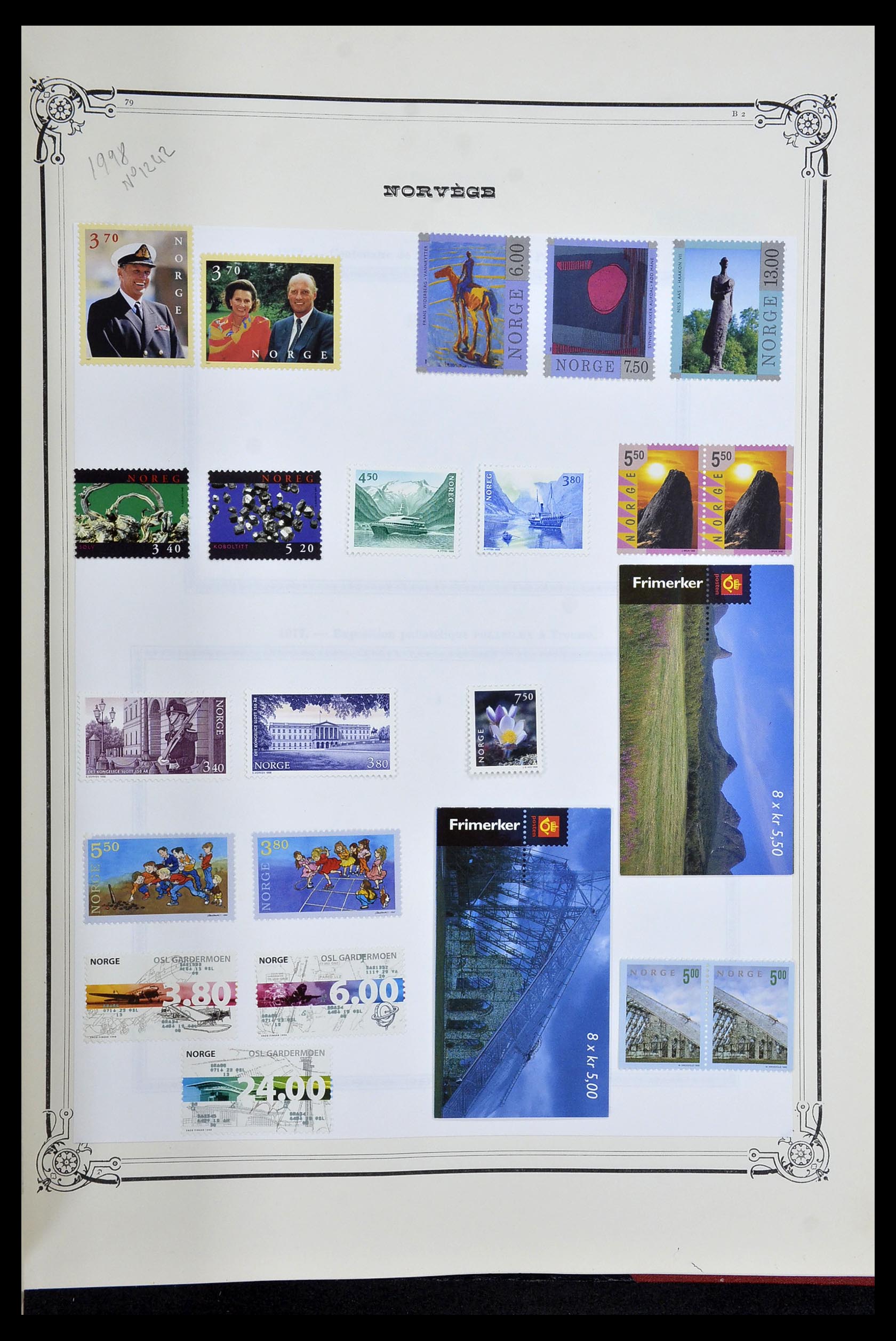 34177 062 - Postzegelverzameling 34177 Noorwegen 1856-1999.