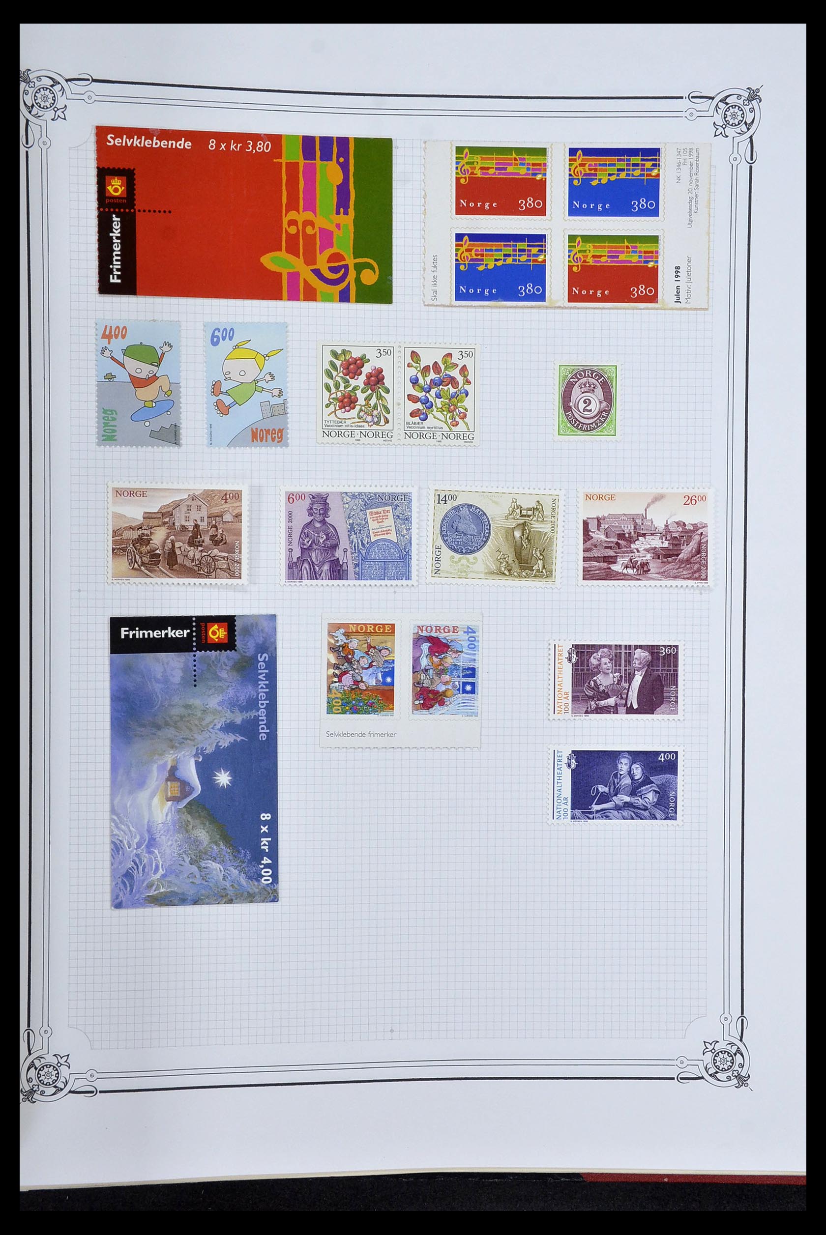 34177 065 - Postzegelverzameling 34177 Noorwegen 1856-1999.