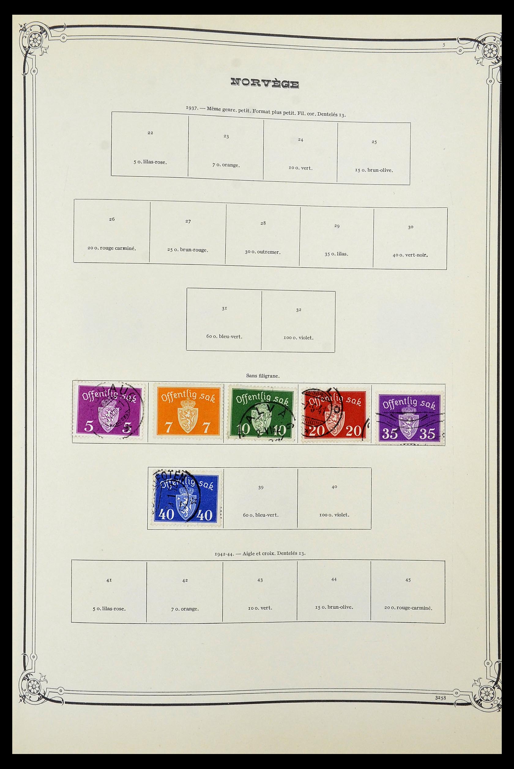 34177 068 - Postzegelverzameling 34177 Noorwegen 1856-1999.
