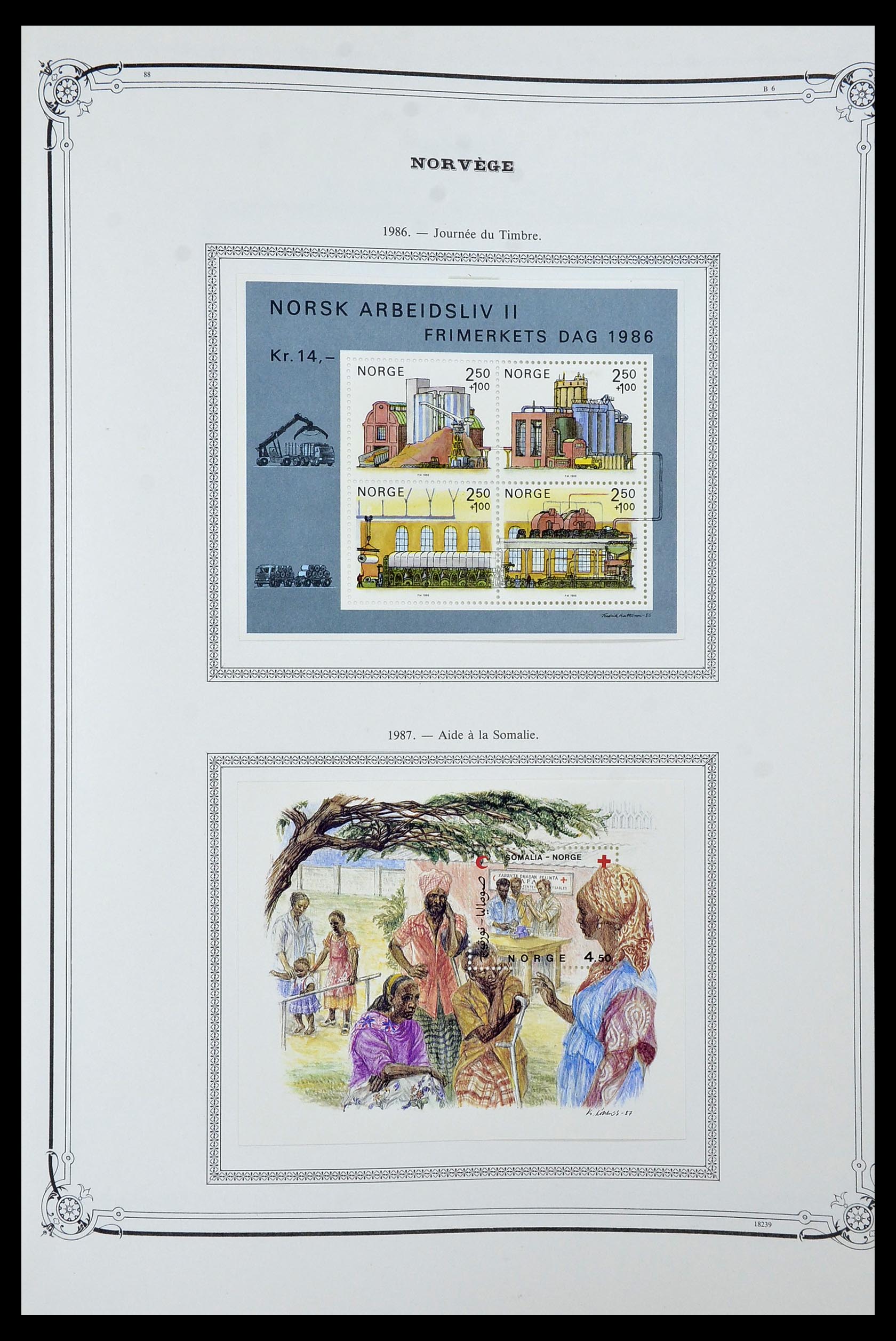 34177 076 - Postzegelverzameling 34177 Noorwegen 1856-1999.