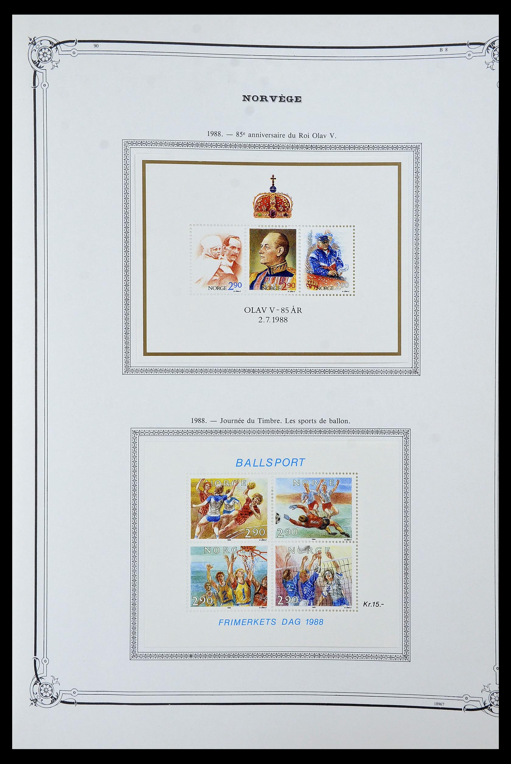 34177 078 - Postzegelverzameling 34177 Noorwegen 1856-1999.
