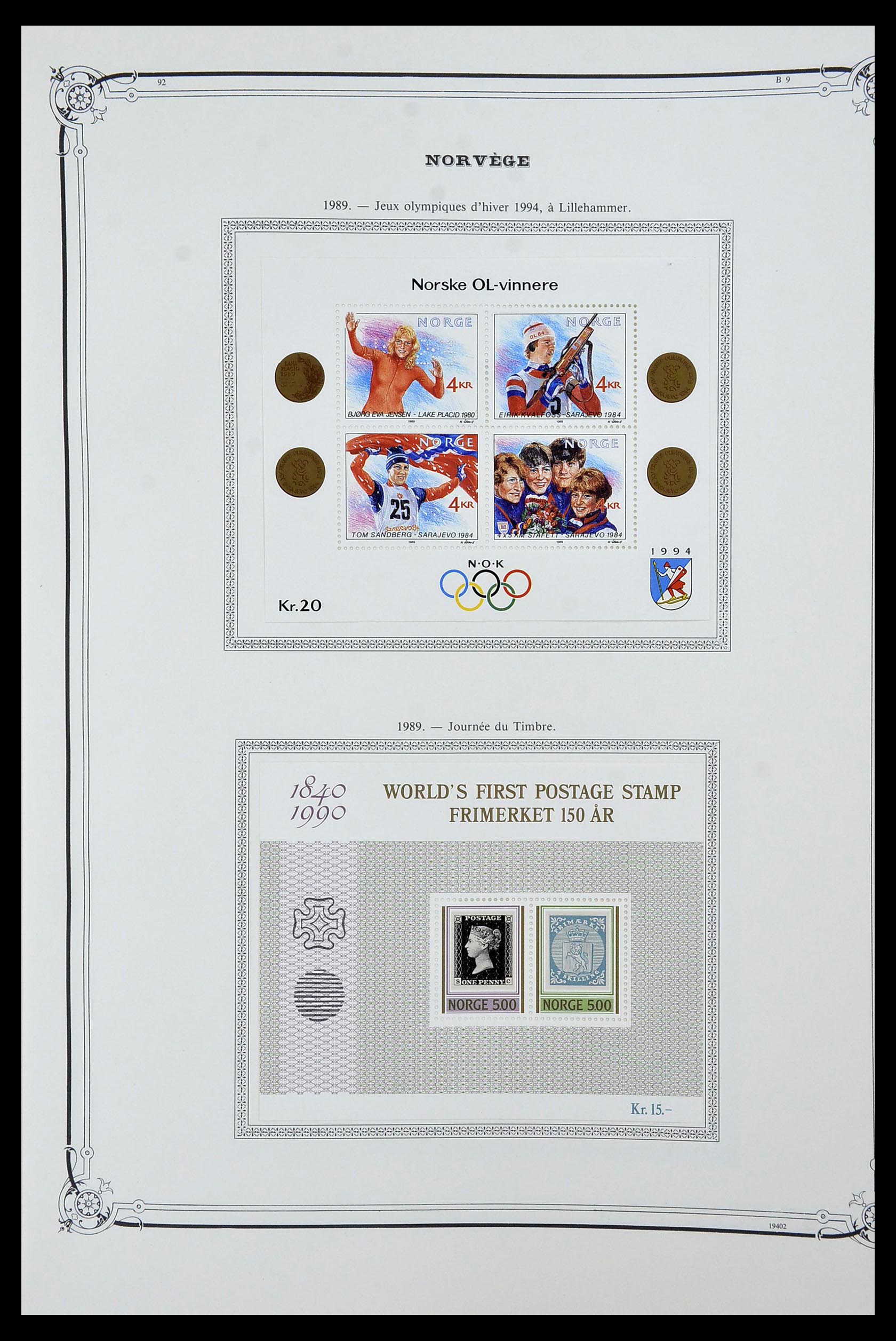 34177 079 - Postzegelverzameling 34177 Noorwegen 1856-1999.