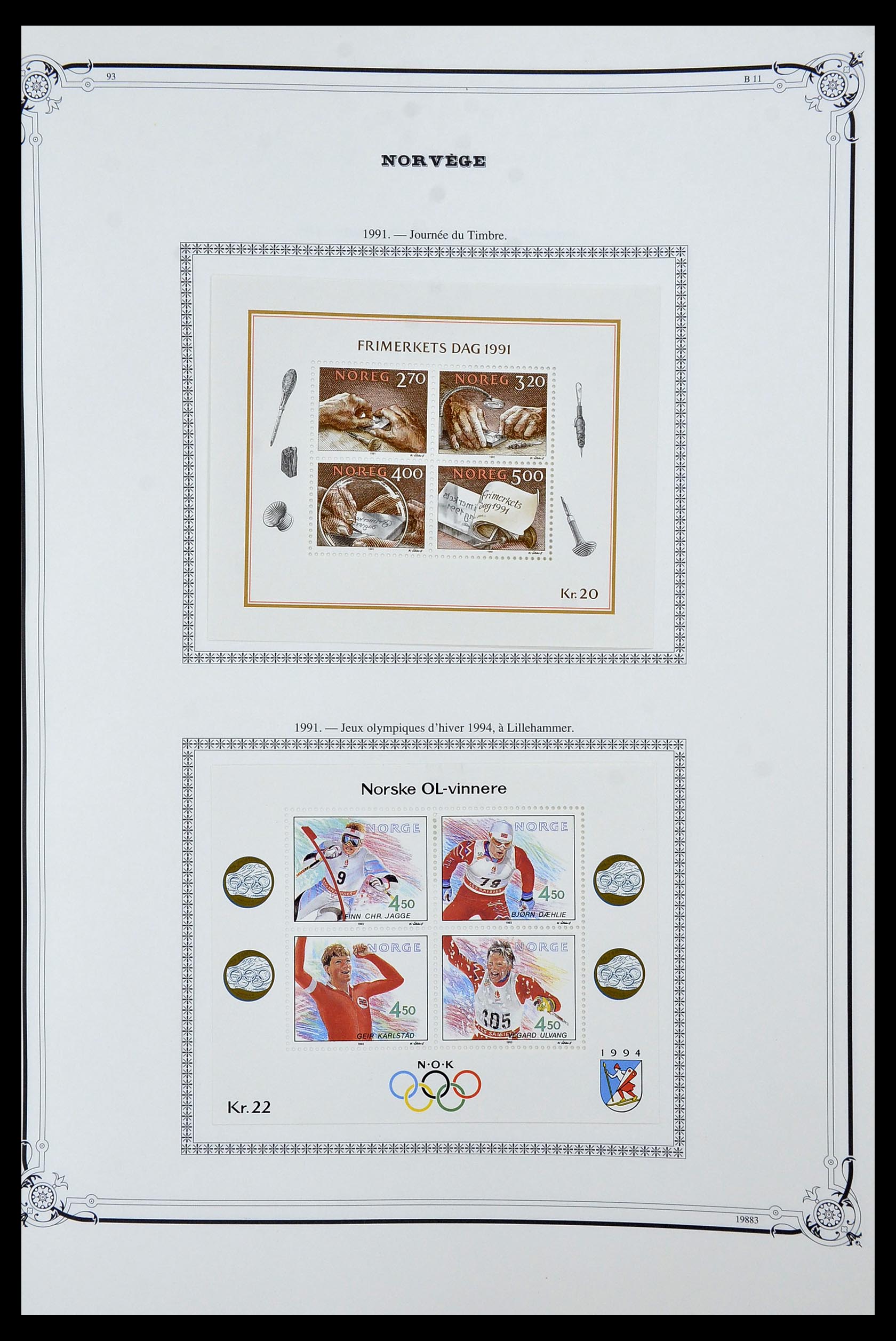 34177 082 - Postzegelverzameling 34177 Noorwegen 1856-1999.