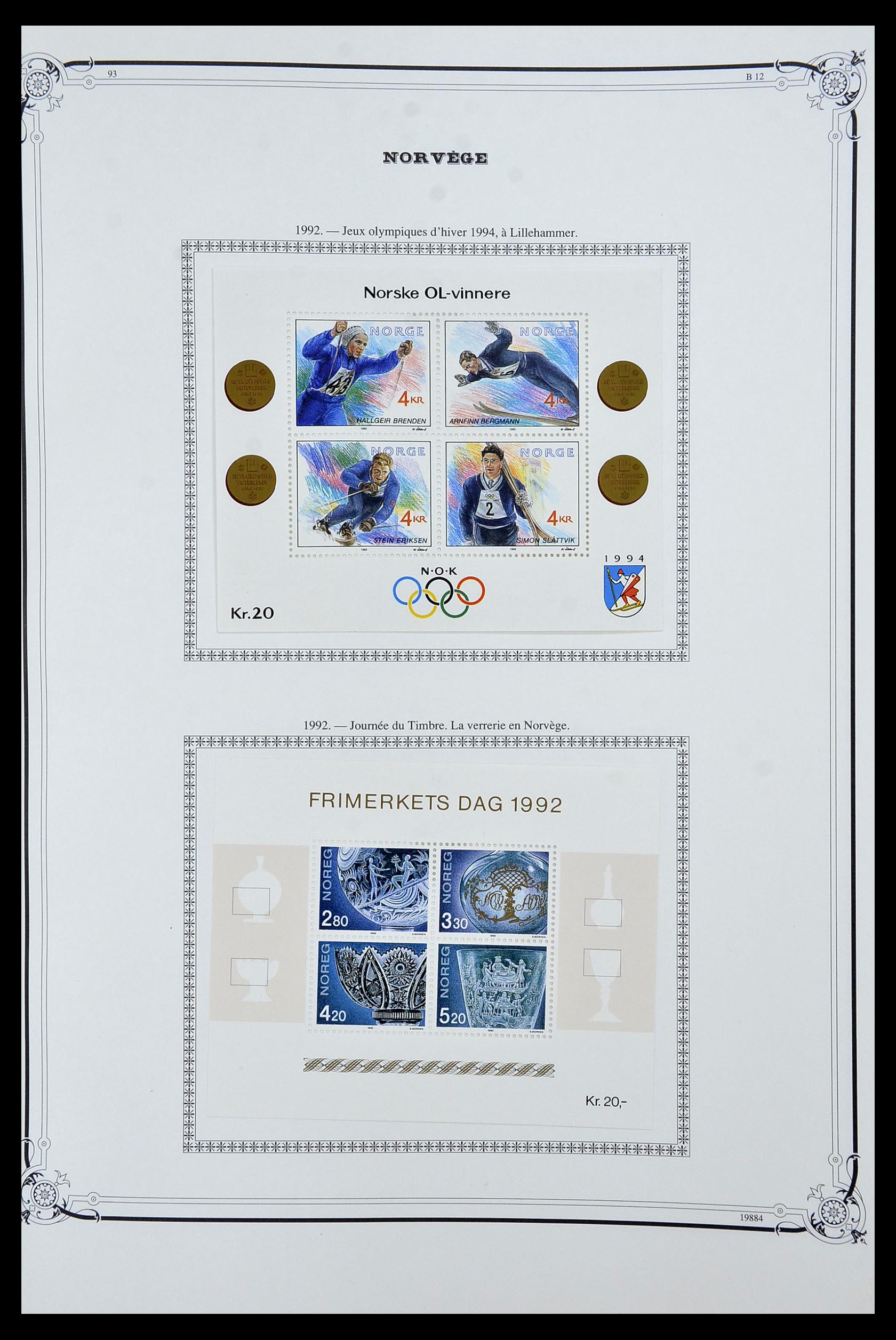 34177 083 - Postzegelverzameling 34177 Noorwegen 1856-1999.