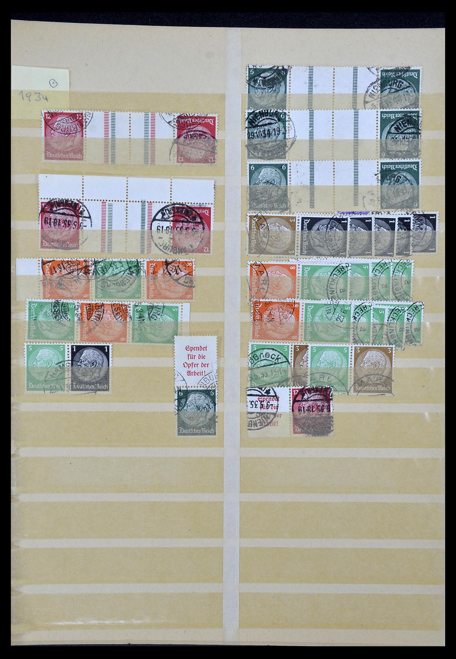 34178 003 - Postzegelverzameling 34178 Duitse Rijk combinaties 1920-1942.