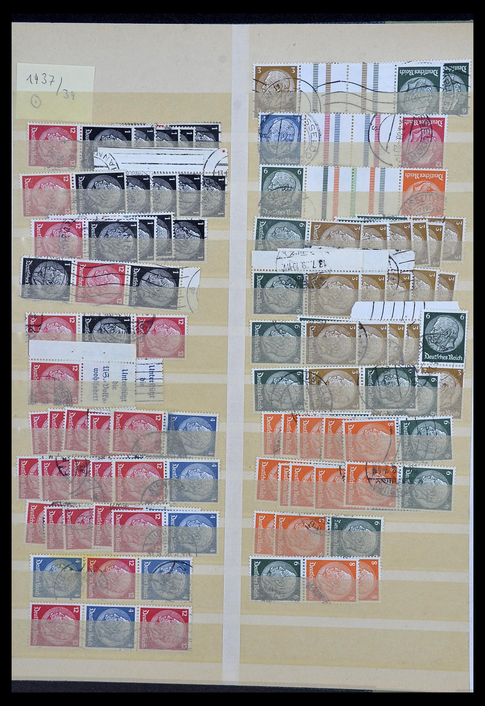 34178 006 - Postzegelverzameling 34178 Duitse Rijk combinaties 1920-1942.
