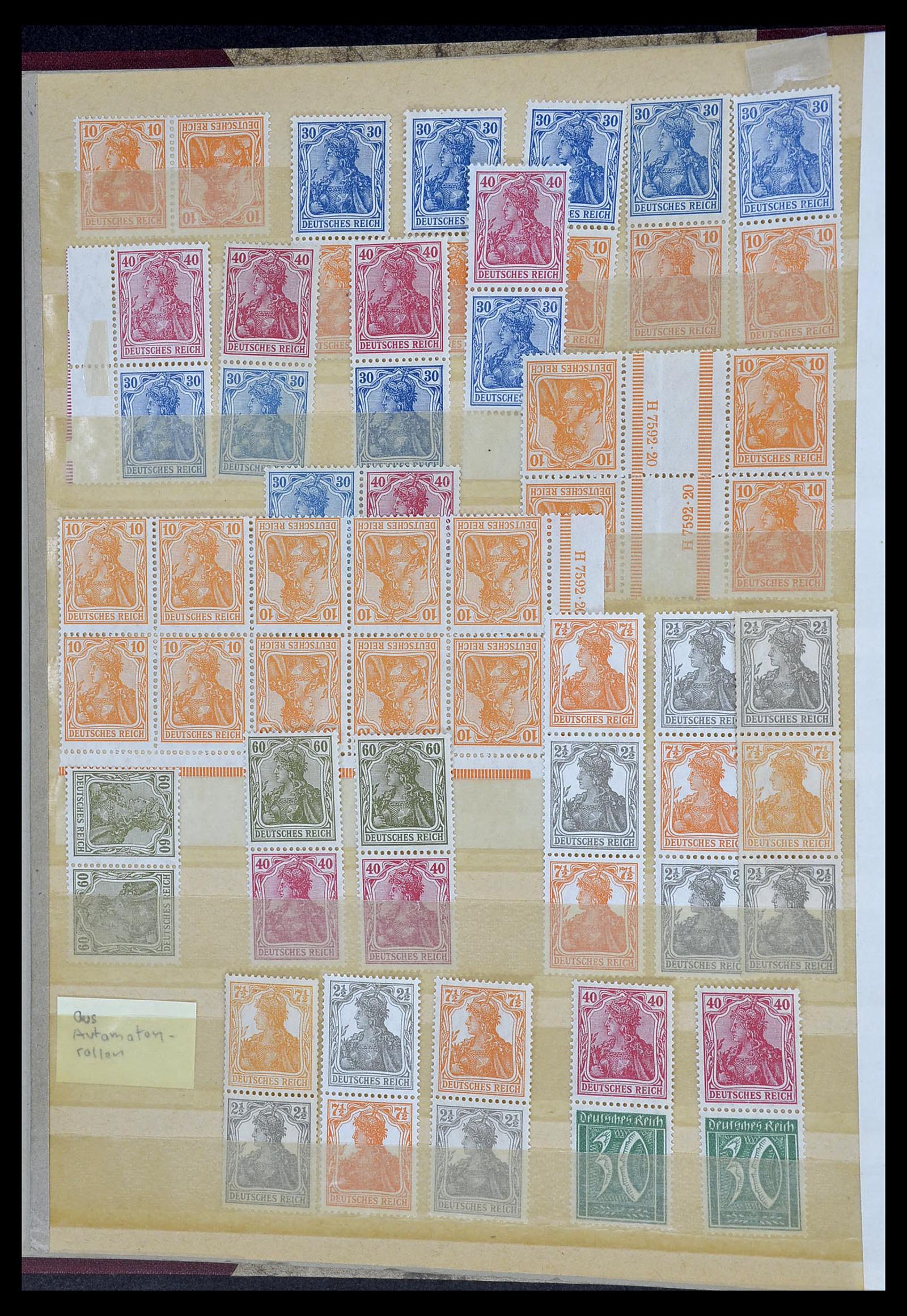 34178 014 - Stamp collection 34178 German Reich combinations 1920-1942.