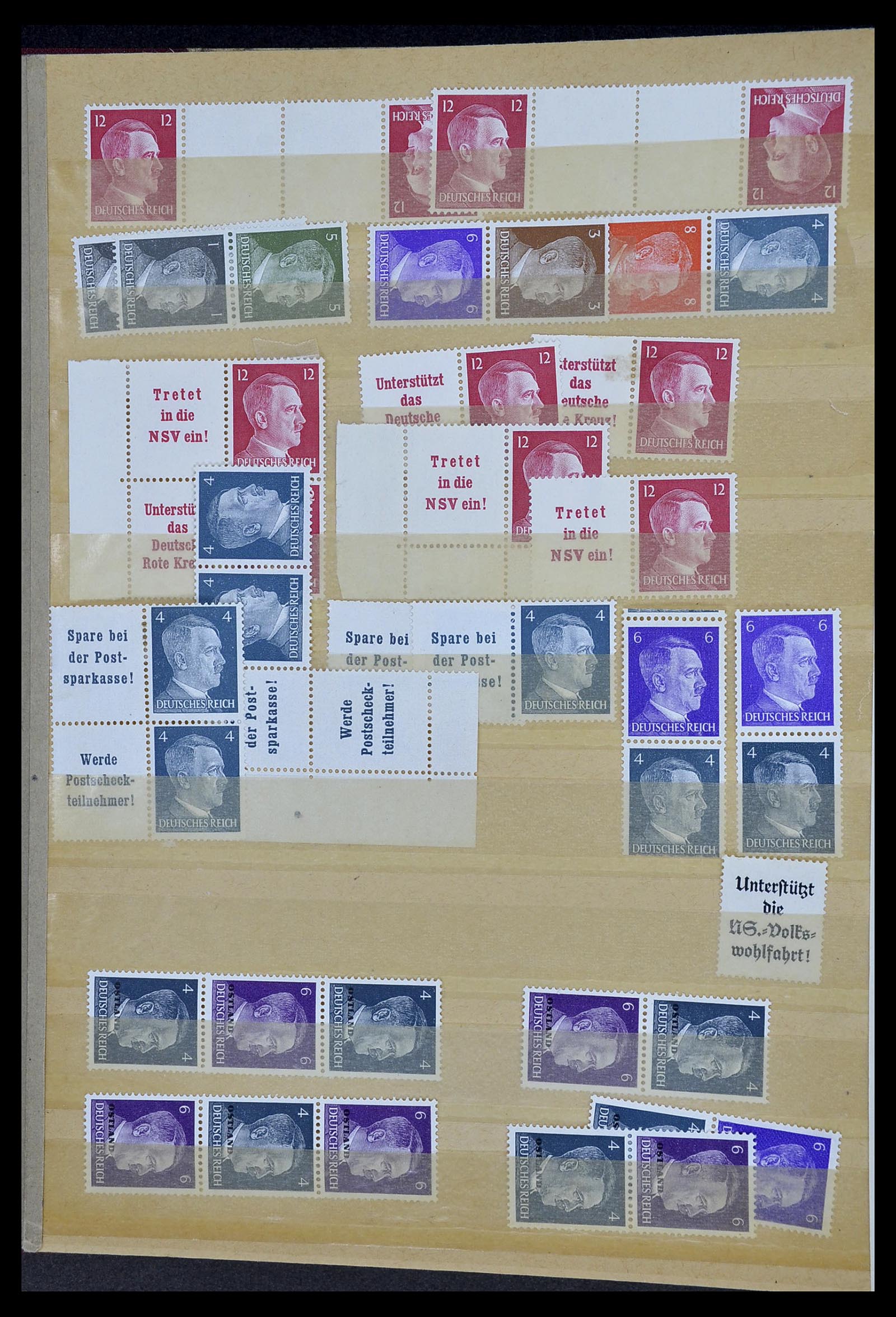 34178 028 - Postzegelverzameling 34178 Duitse Rijk combinaties 1920-1942.