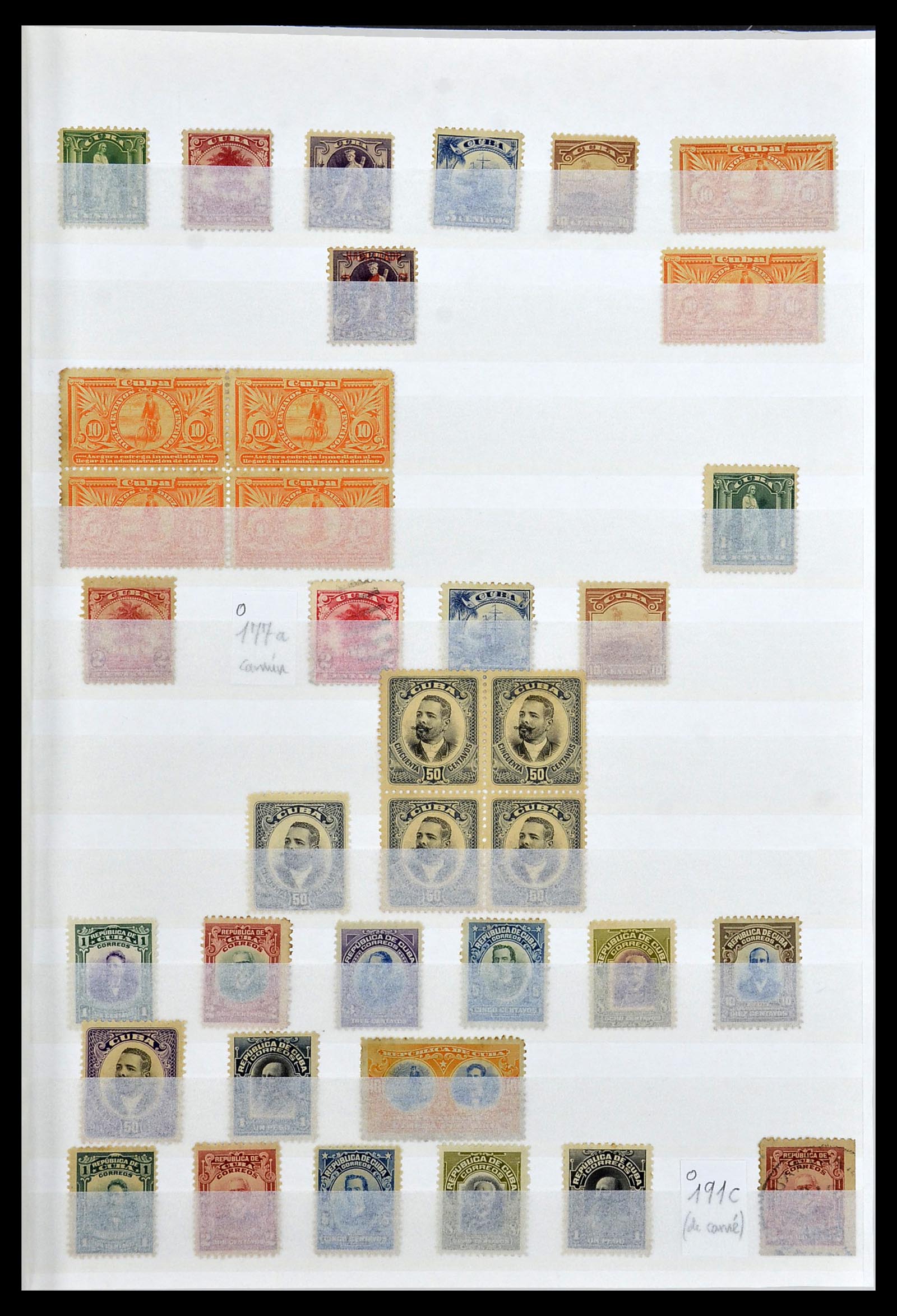 34179 001 - Postzegelverzameling 34179 Cuba 1899-1958.