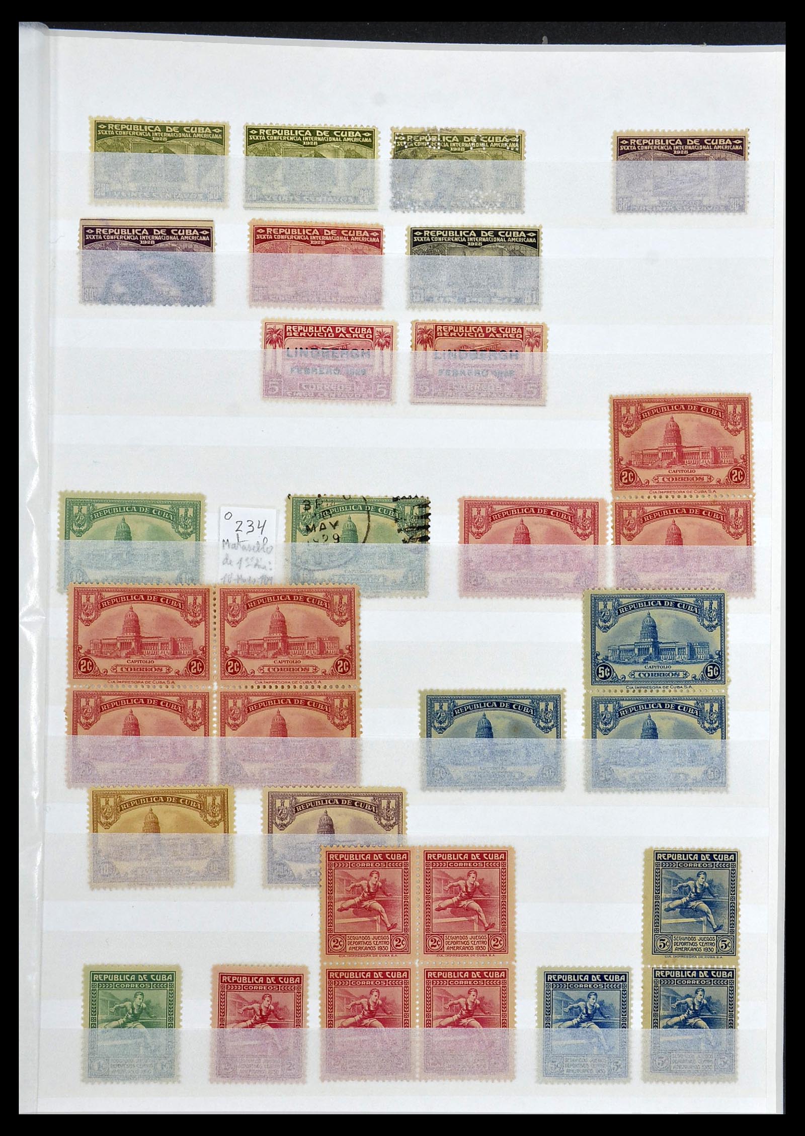 34179 005 - Stamp collection 34179 Cuba 1899-1958.