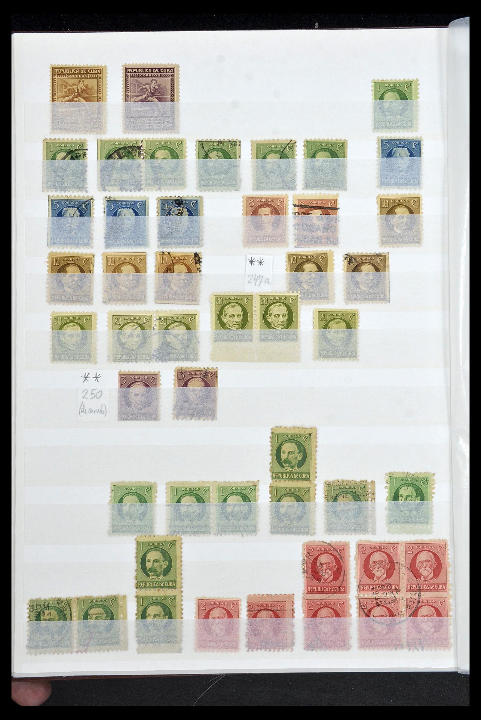 34179 006 - Postzegelverzameling 34179 Cuba 1899-1958.