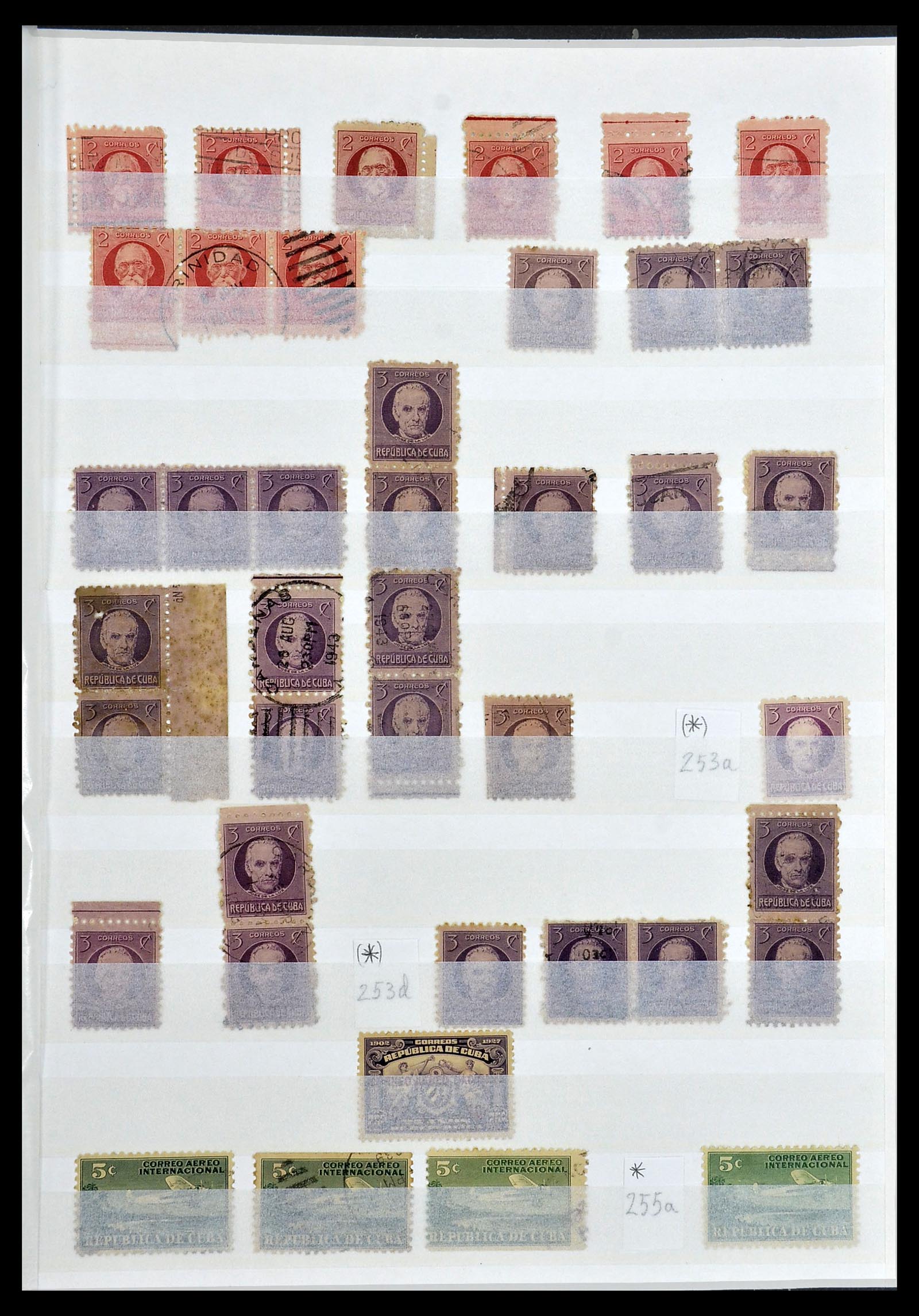 34179 007 - Postzegelverzameling 34179 Cuba 1899-1958.