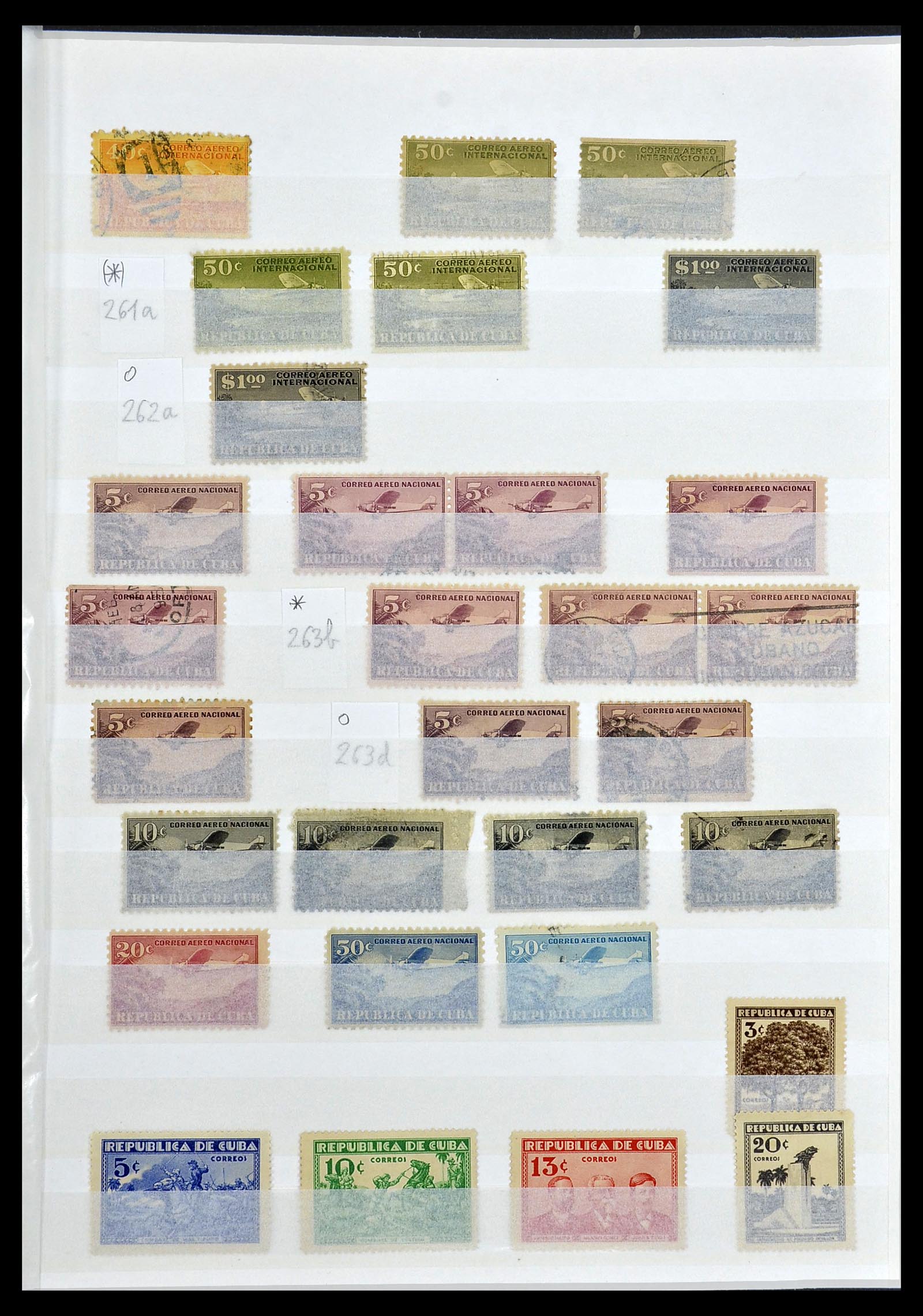 34179 009 - Postzegelverzameling 34179 Cuba 1899-1958.